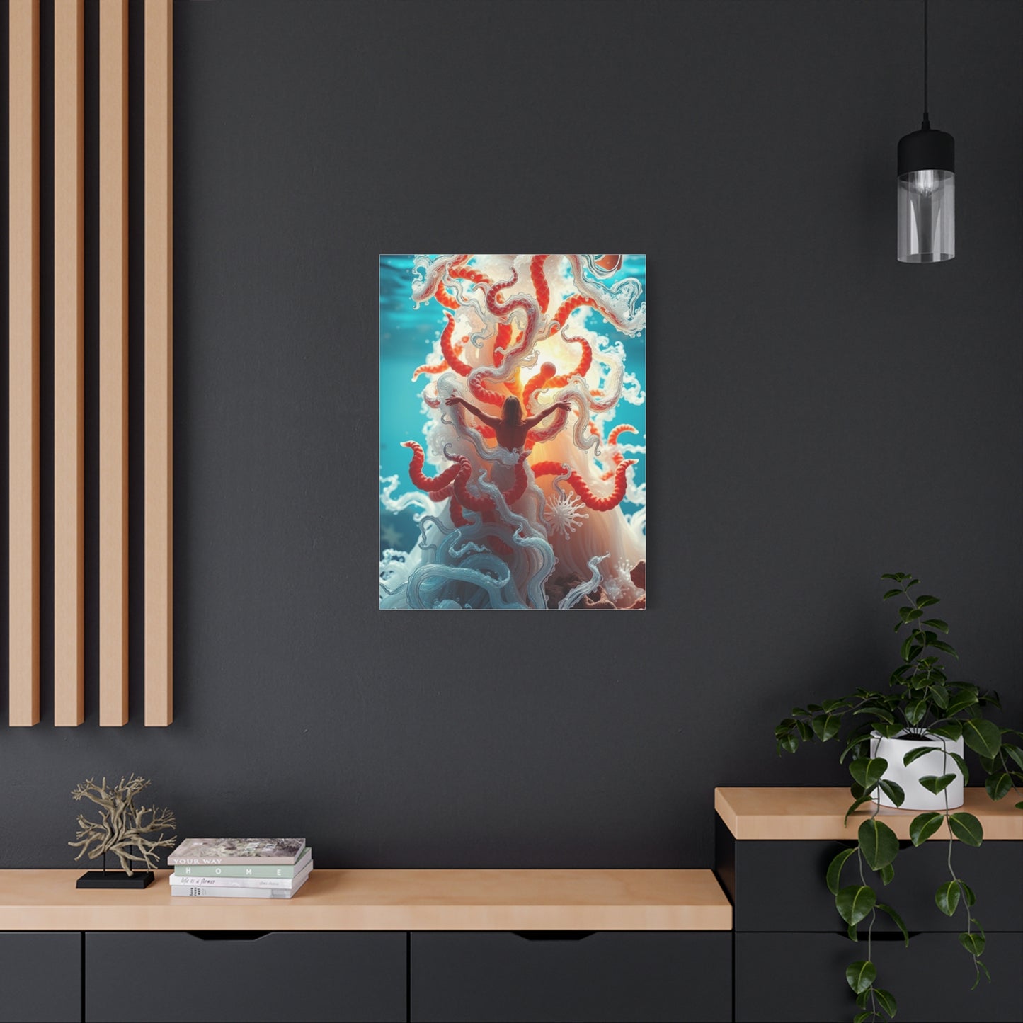 Celestial Waves Masterpiece Wall Art & Canvas Print