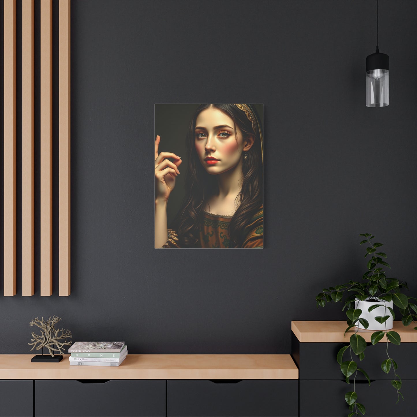 Divine Profile Artisan Wall Art & Canvas Print
