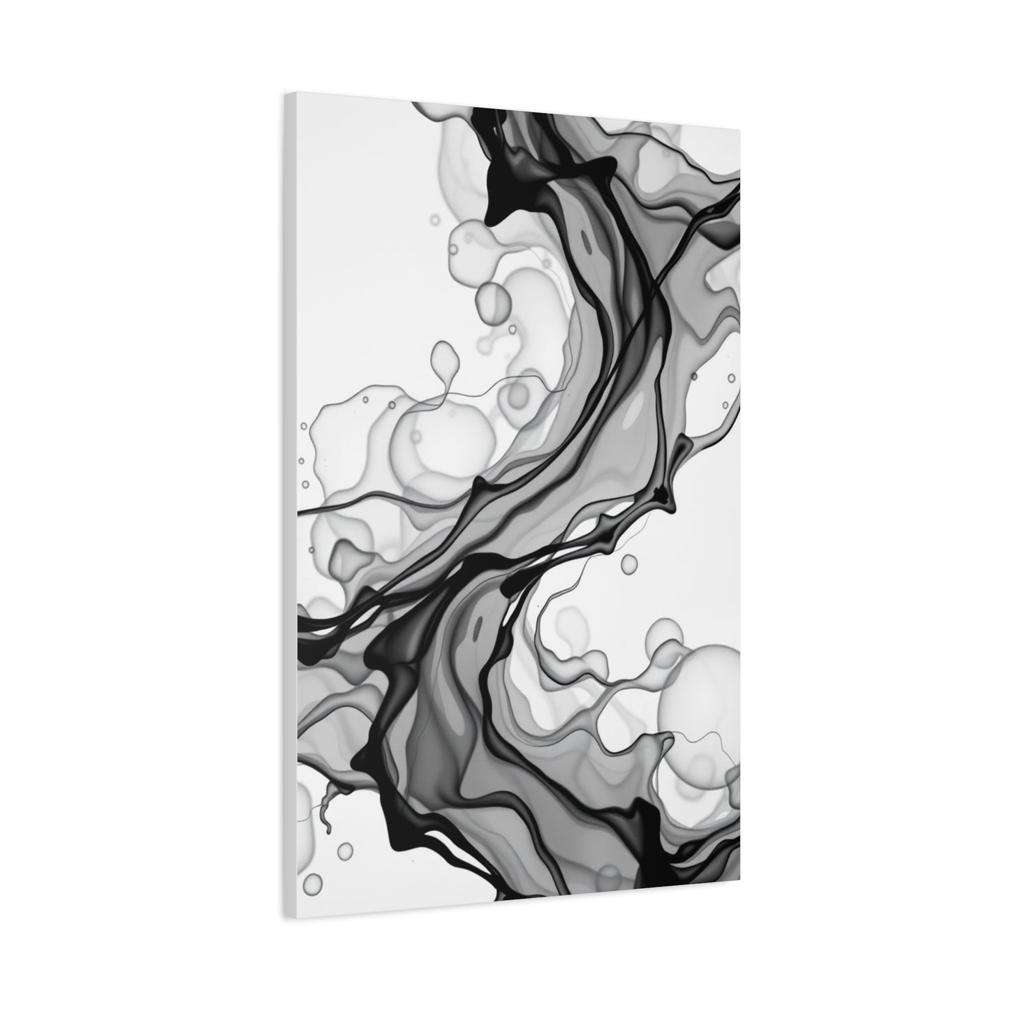 Elite Black and White Abstract Art Vision Wall Art & Canvas Print