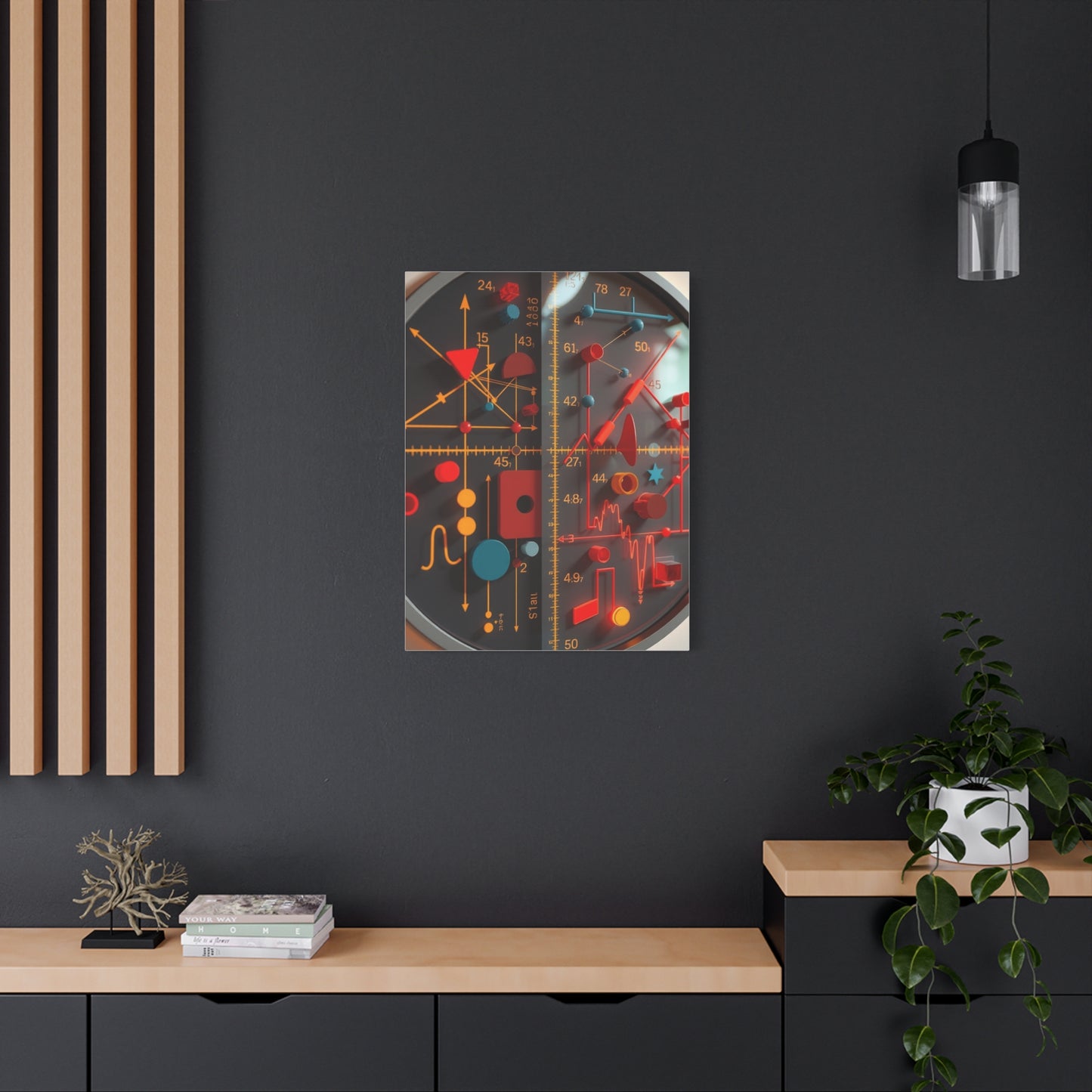 Masterpiece Modern Math Art for Creative Spaces Vision Wall Art & Canvas Print