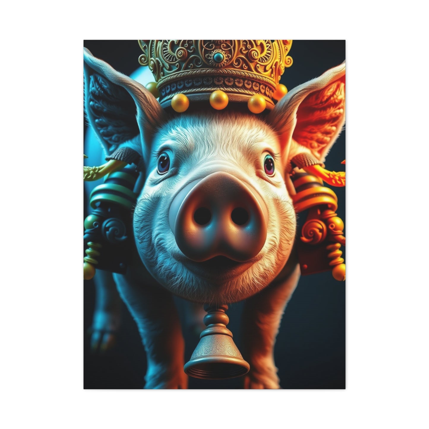 Pig Art Luxury Canvas Wall Art & Canvas Print