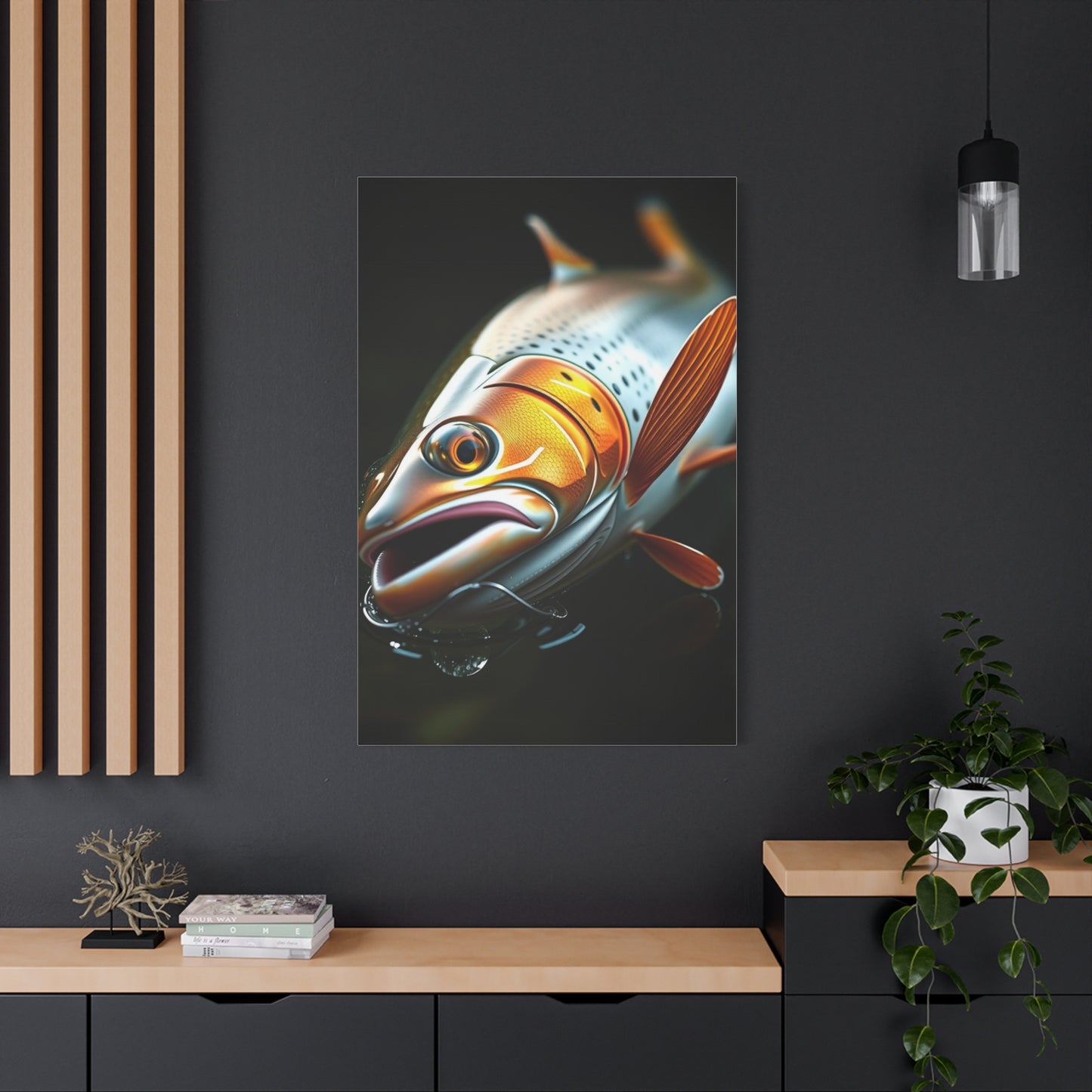 Masterpiece Trout Art Vision Wall Art & Canvas Print