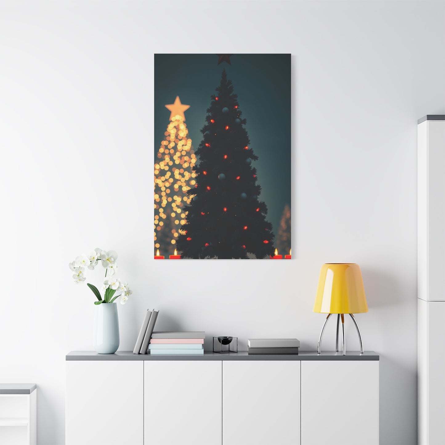 Masterpiece Black Christmas Art Vision Wall Art & Canvas Print