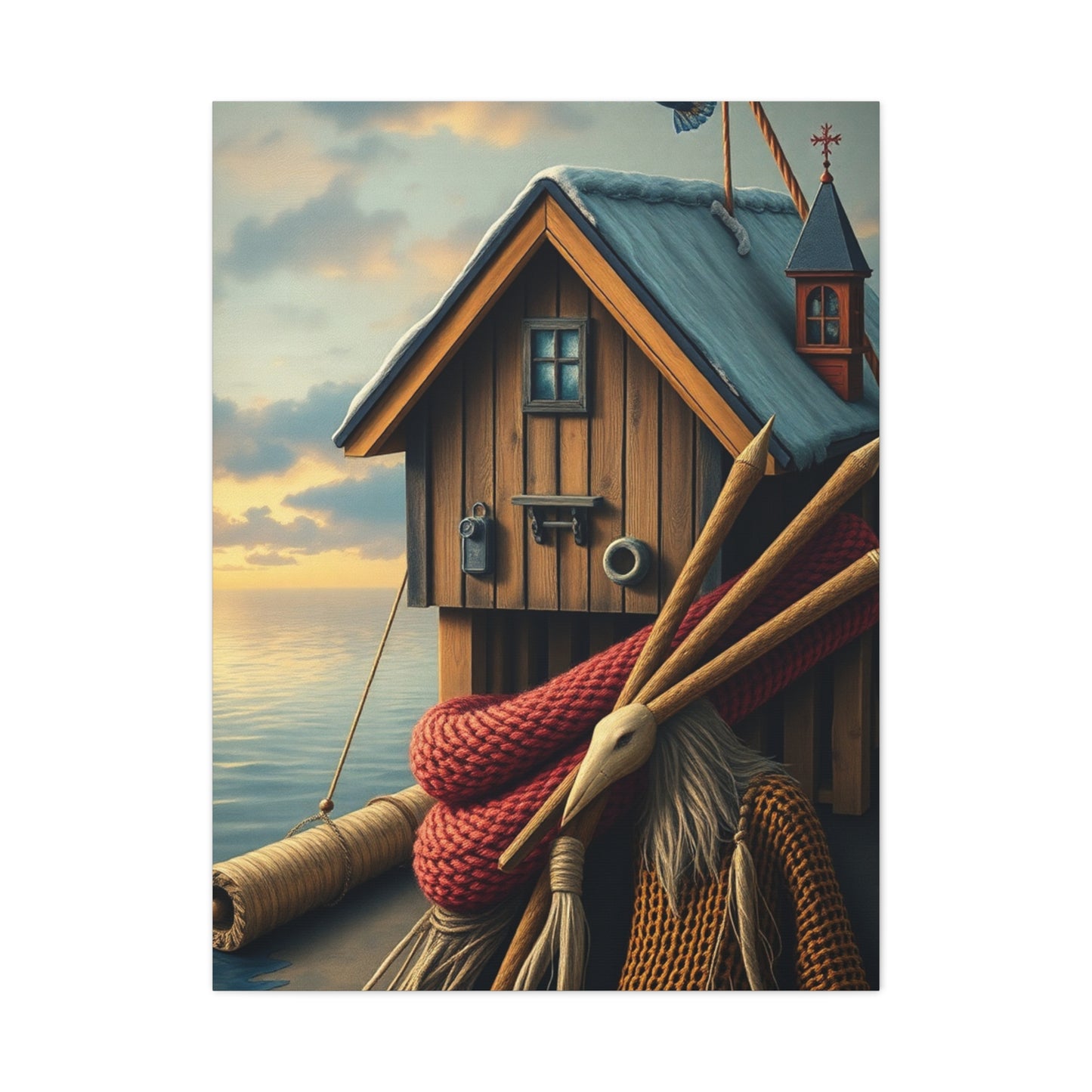 Fjord Serenity Masterpiece Wall Art & Canvas Print