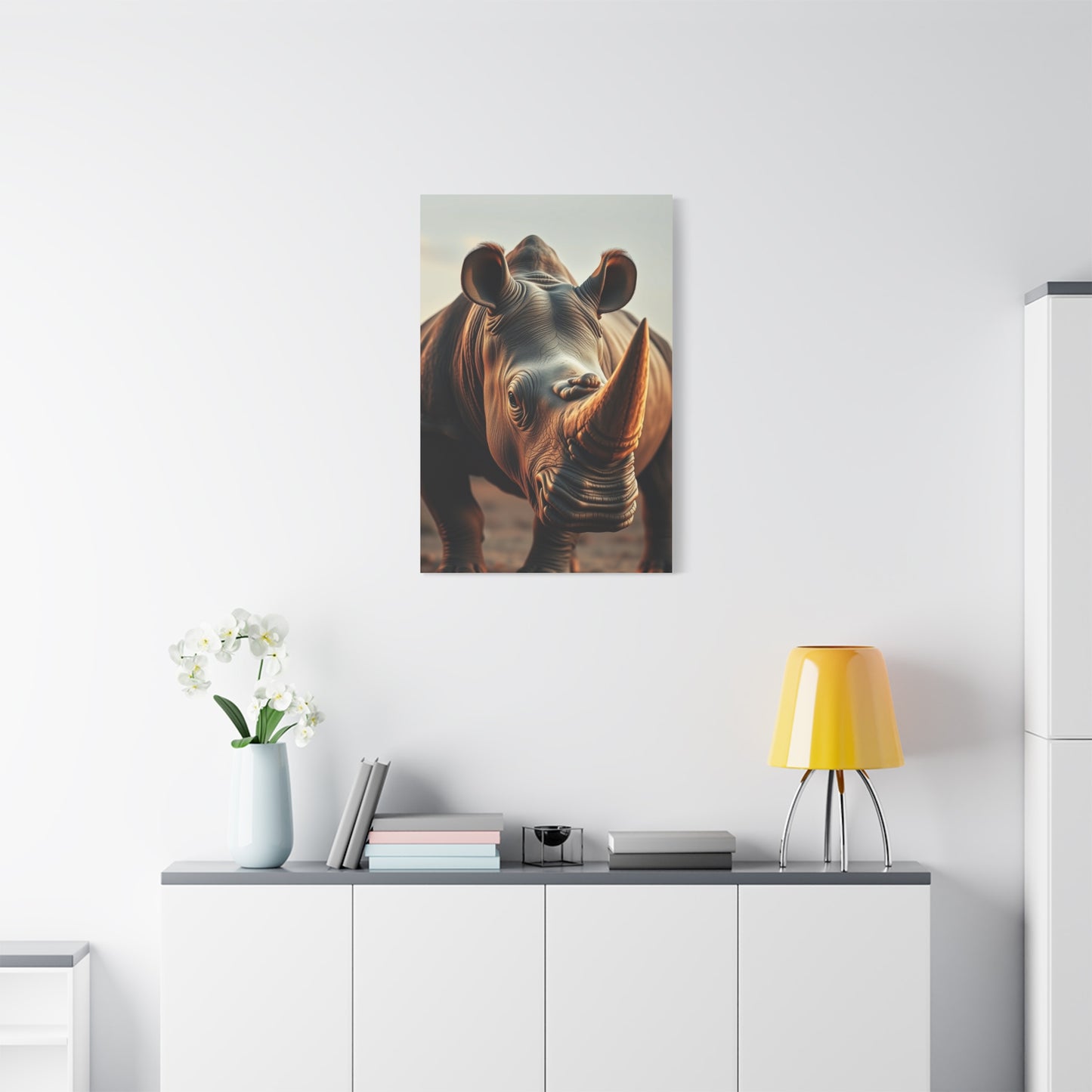 Elite Rhinoceros Art Vision Wall Art & Canvas Print