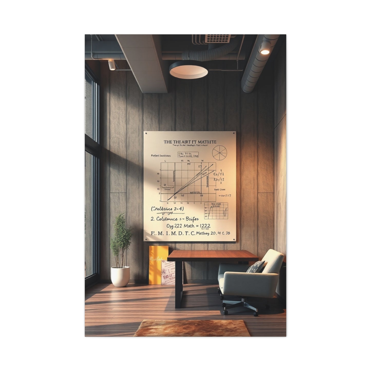 Supreme Modern Math Art for Creative Spaces Collection Wall Art & Canvas Print