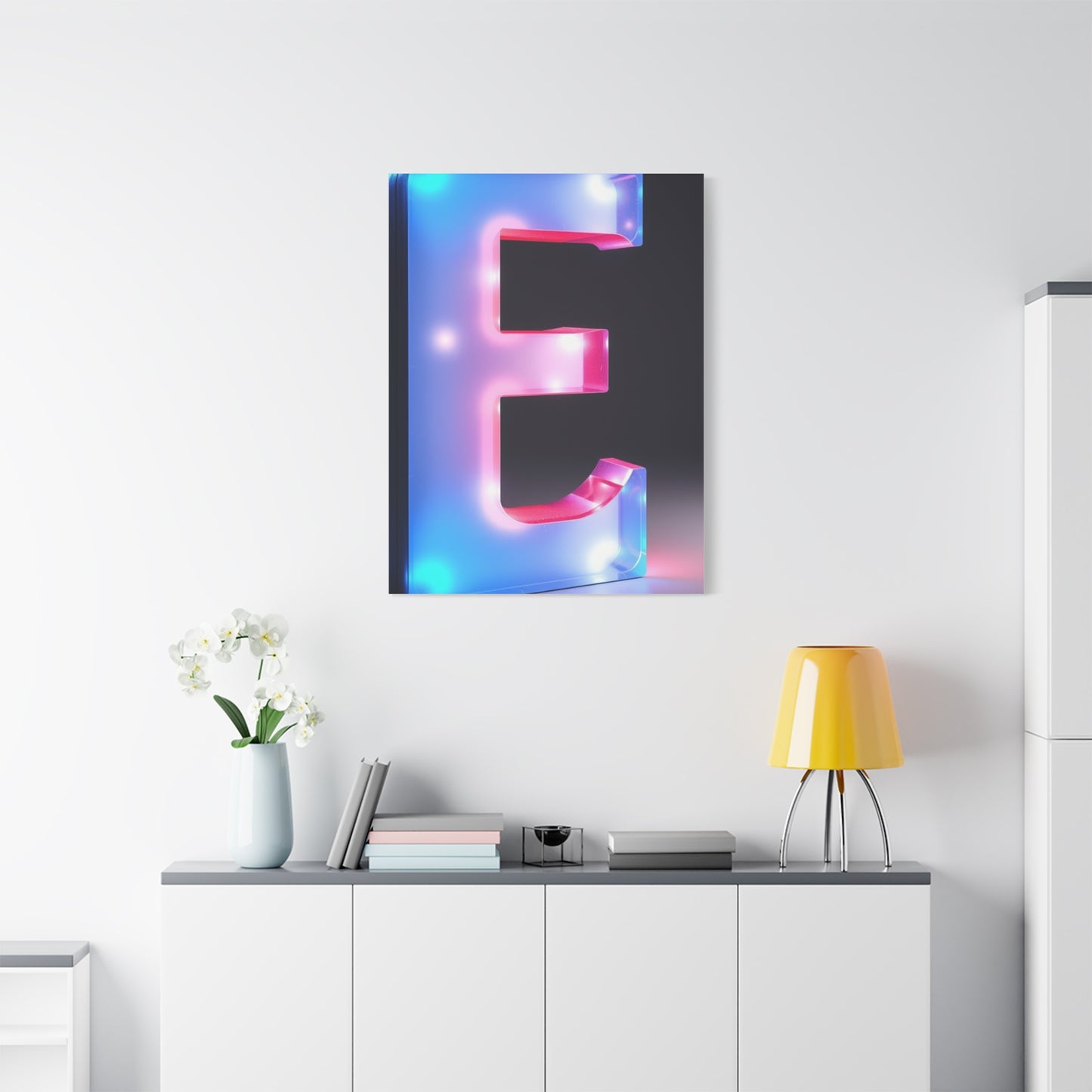 The Letter E - Art Luxury Canvas Wall Art & Canvas Print