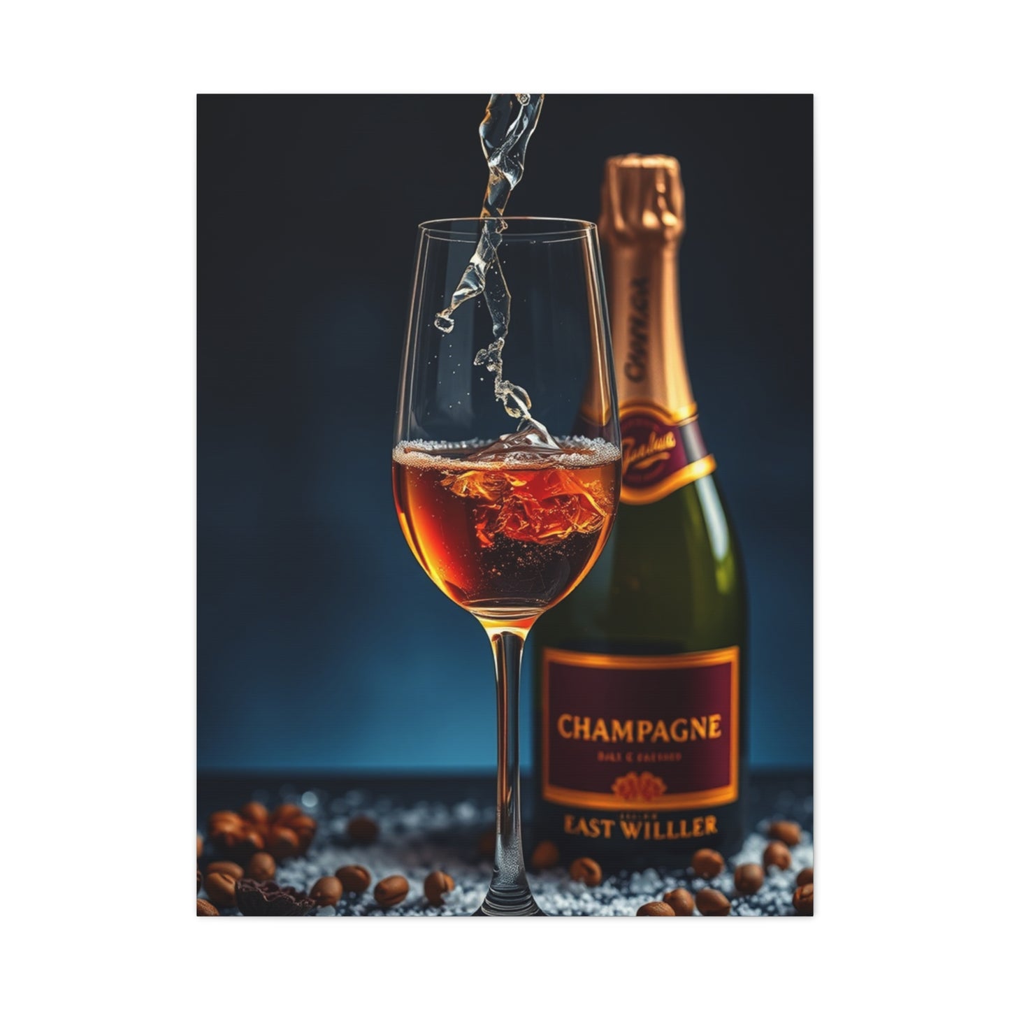 Supreme Champagne Art Collection Wall Art & Canvas Print