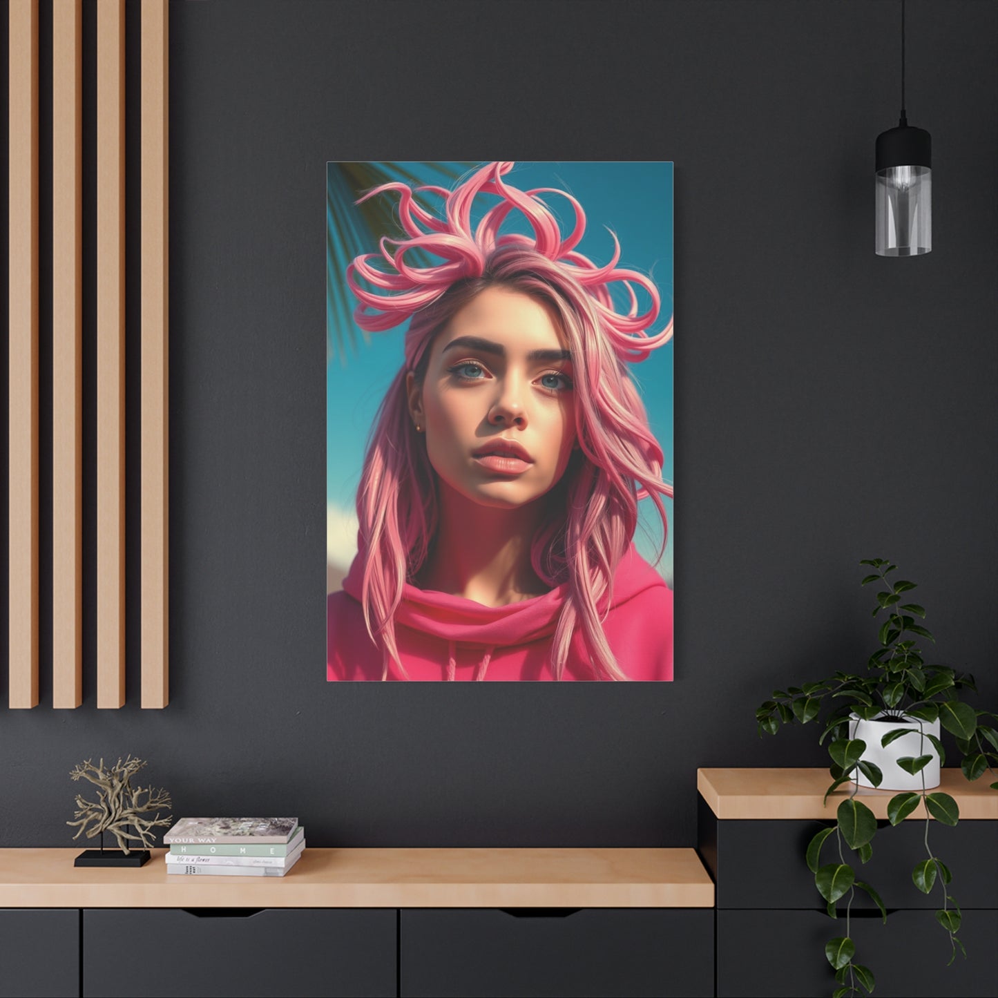 Crimson Serenade Artistry Wall Art & Canvas Print