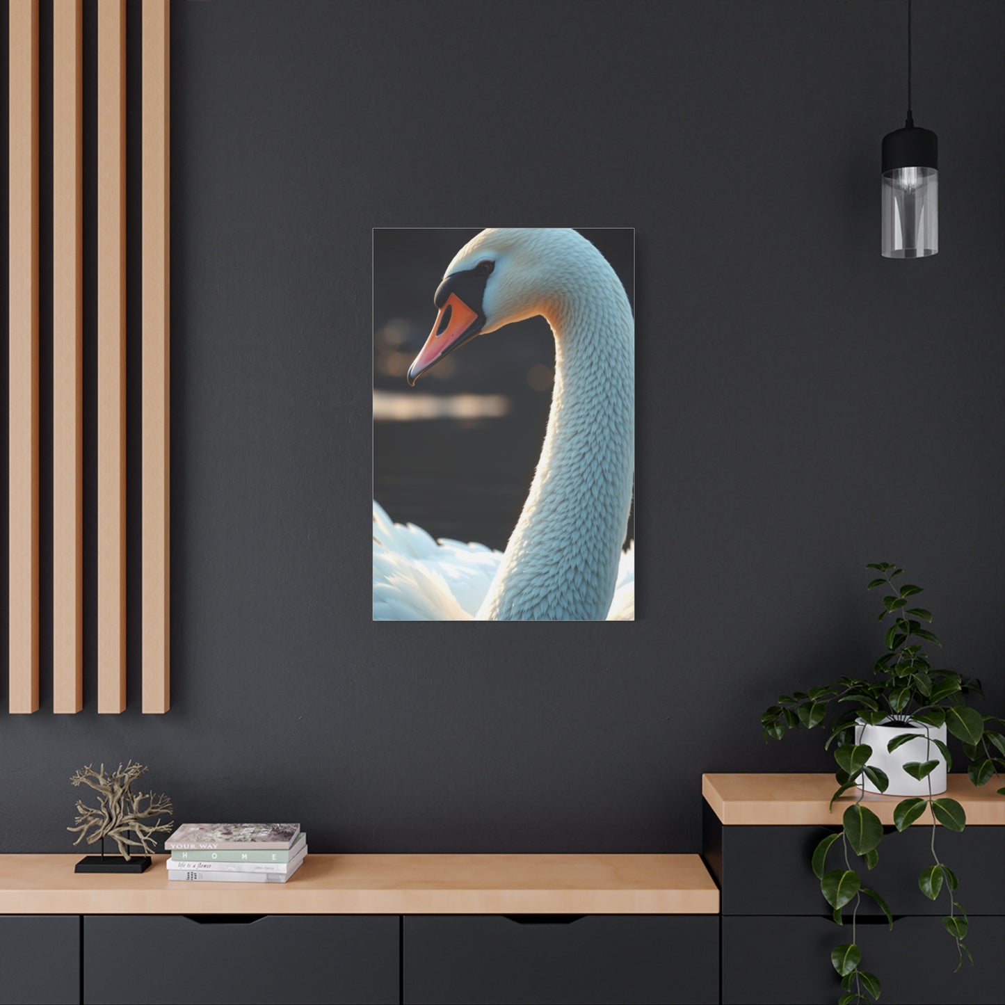Swan Art Luxury Canvas Wall Art & Canvas Print