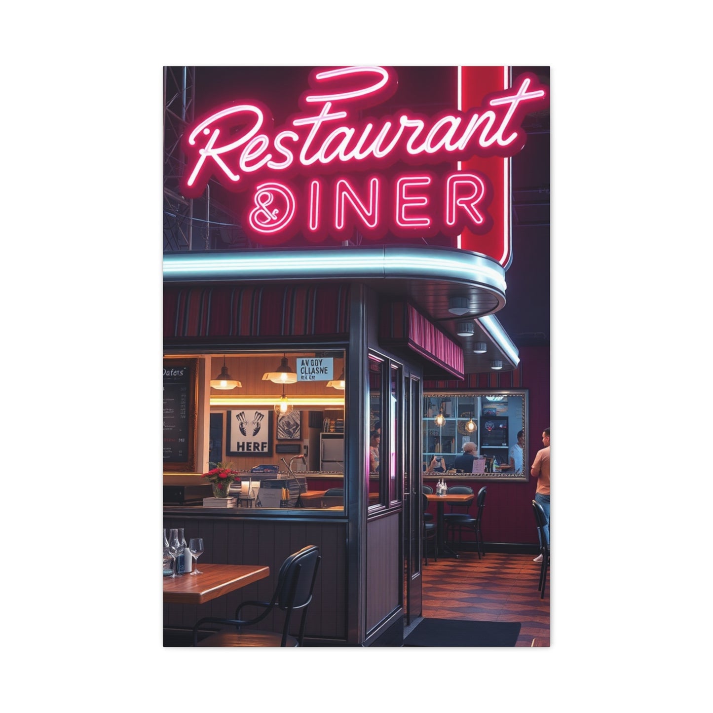 Masterpiece Restaurant & Diner Art Vision Wall Art & Canvas Print