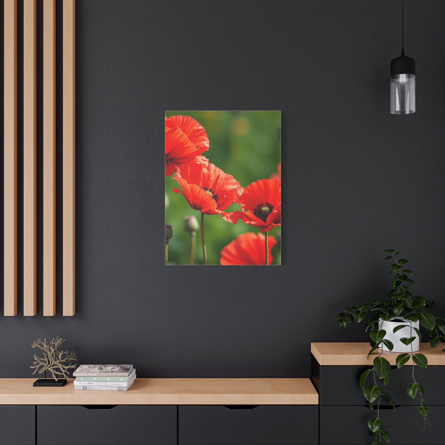 Poppy Flower Art Supreme Gallery Wall Art & Canvas Print