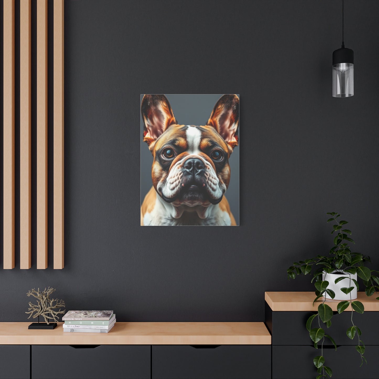 Vision French Bulldog Art Art Wall Art & Canvas Print