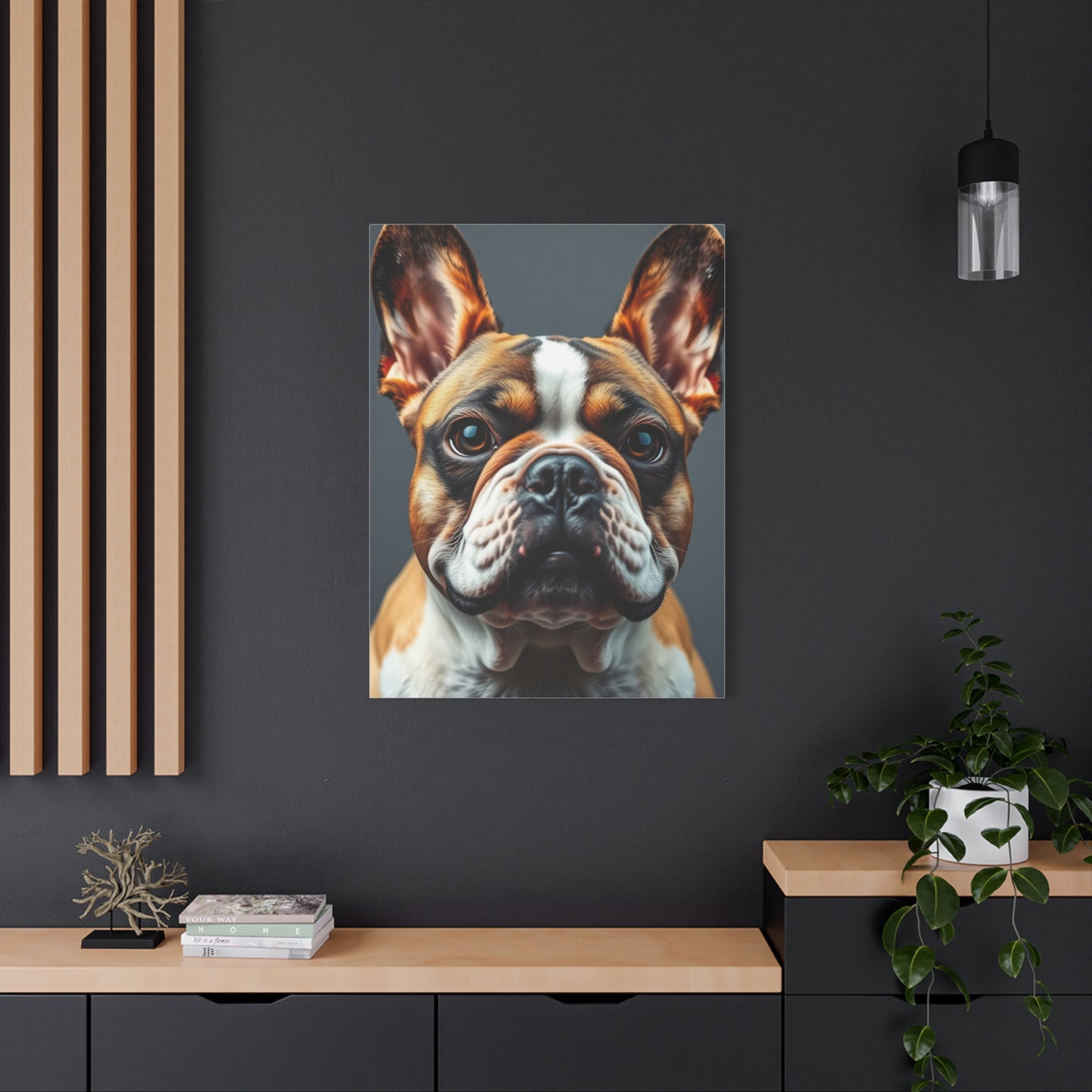 Vision French Bulldog Art Art Wall Art & Canvas Print