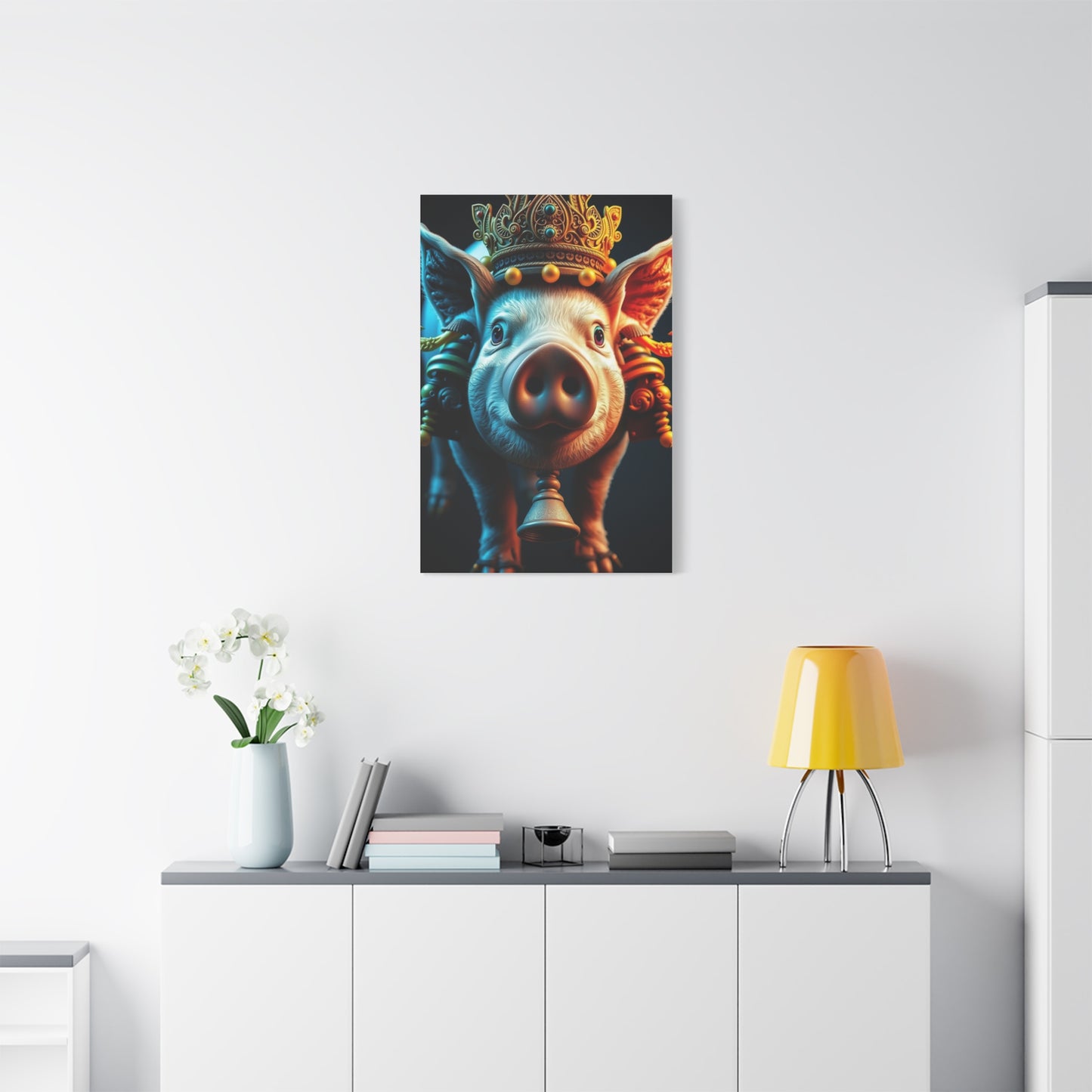 Pig Art Luxury Canvas Wall Art & Canvas Print