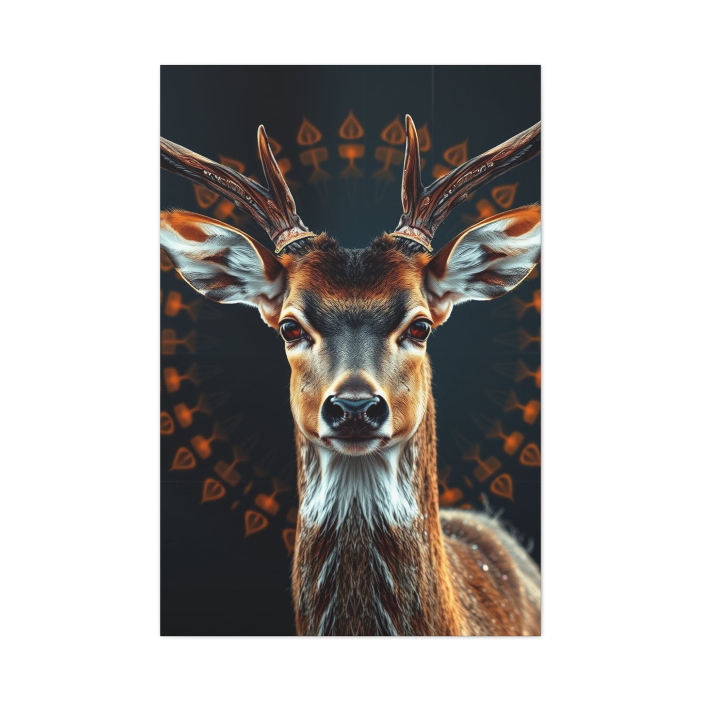 Enchanted Fawn Vignette Wall Art & Canvas Print