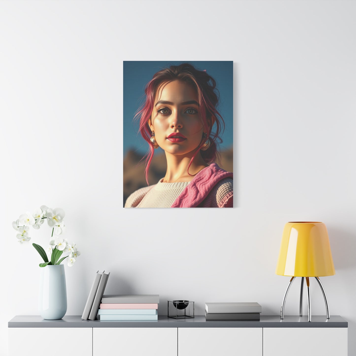 Rosy Horizon Canvas Wall Art & Canvas Print