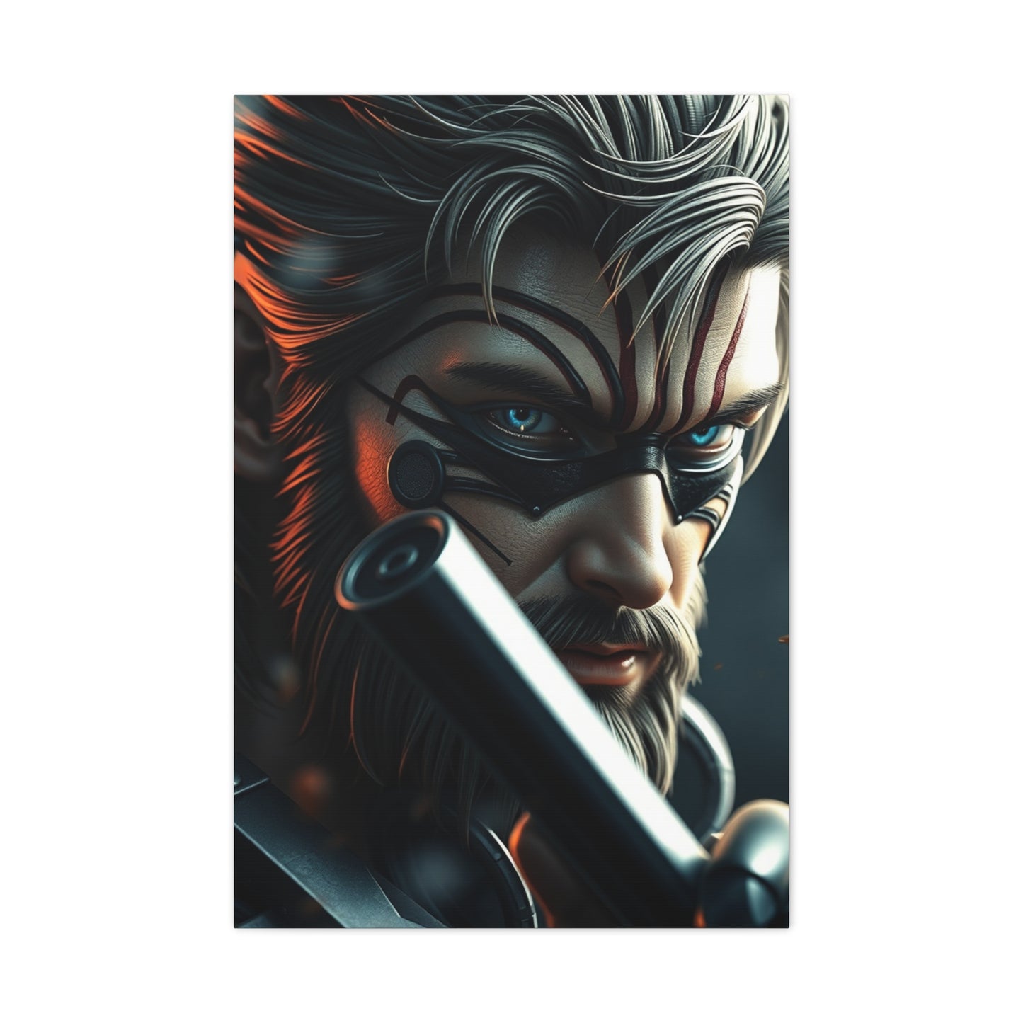 Vision Metal Gear Solid Art Art Wall Art & Canvas Print