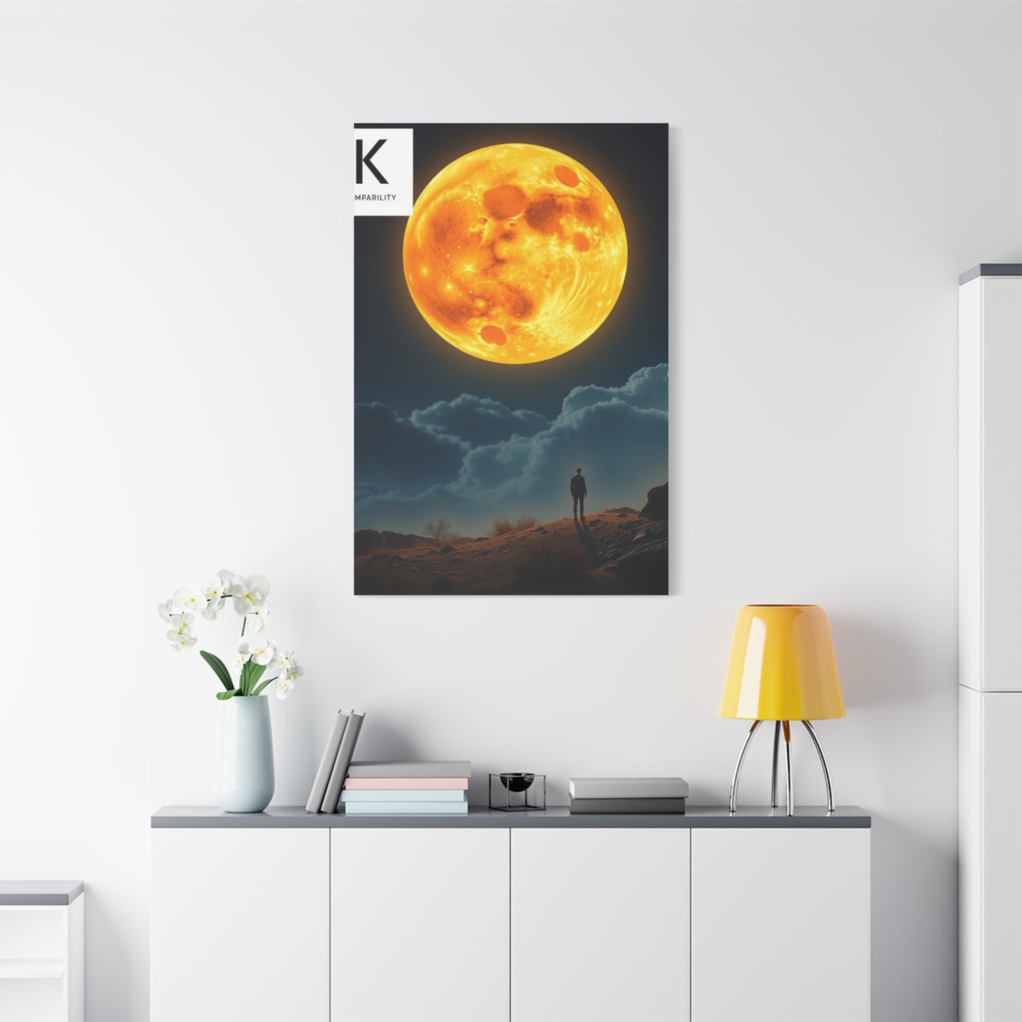 Moonlit Harmony Canvas Wall Art & Canvas Print