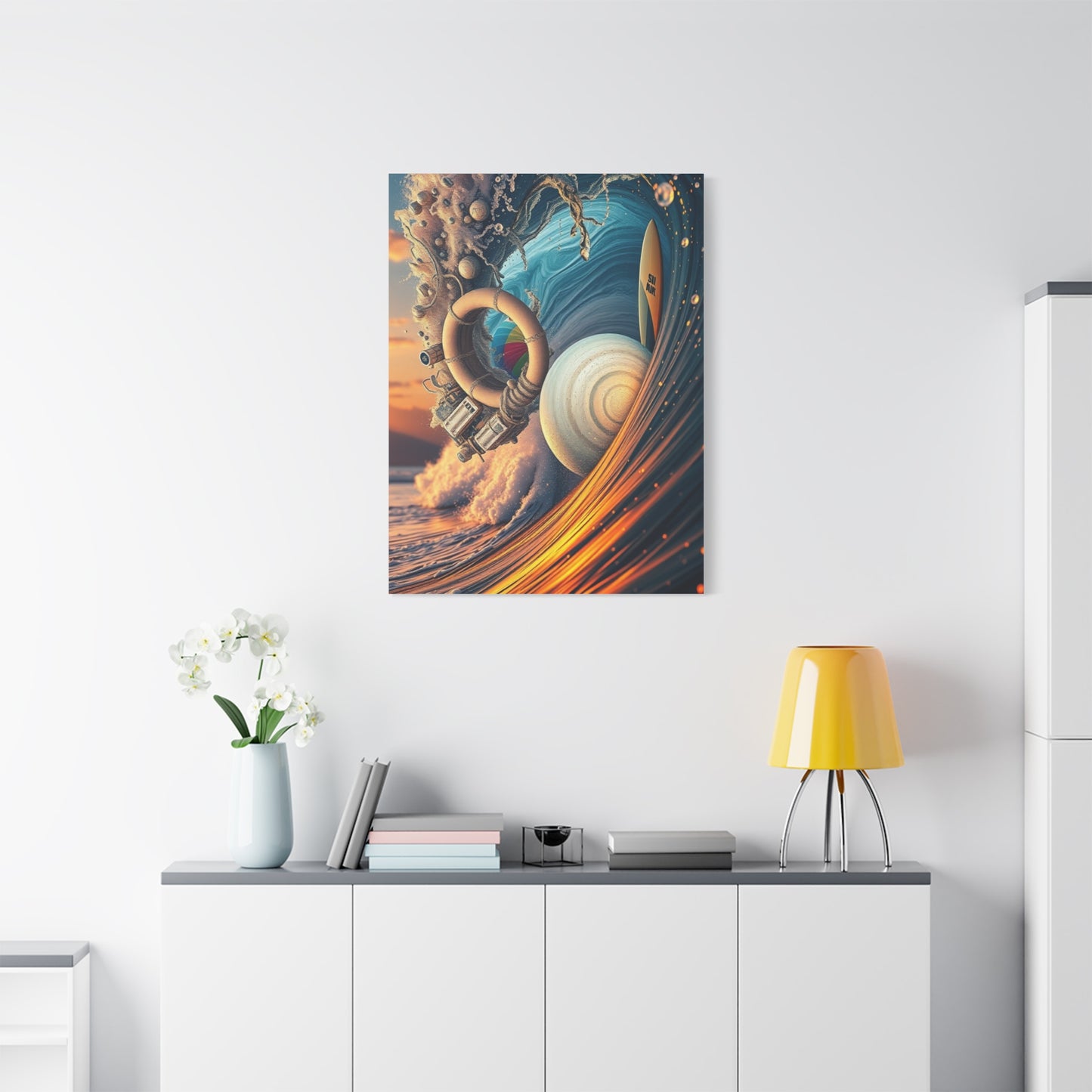 Coastal Opulence Canvas Wall Art & Canvas Print