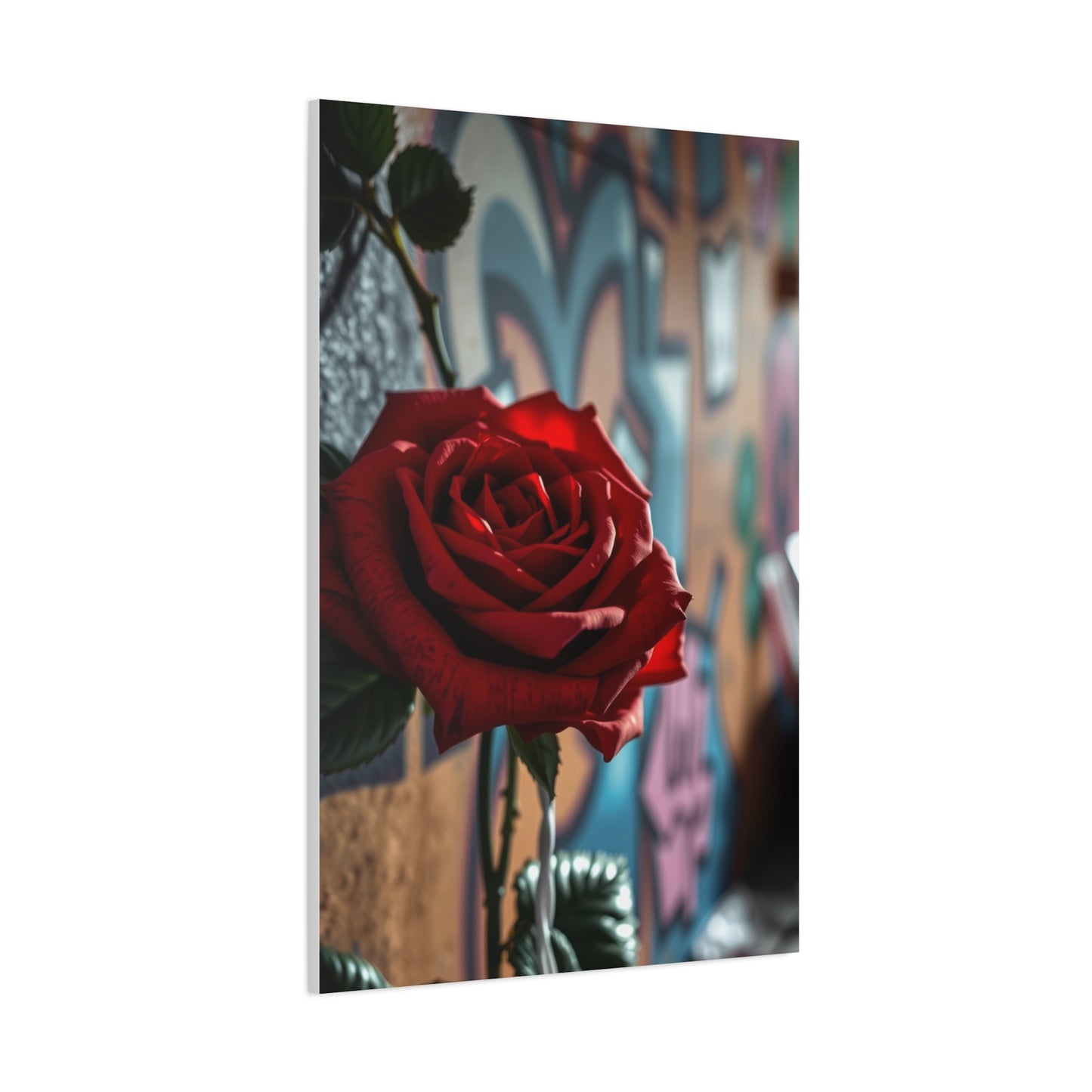 Roses in Urban Symphony Wall Art & Canvas Print
