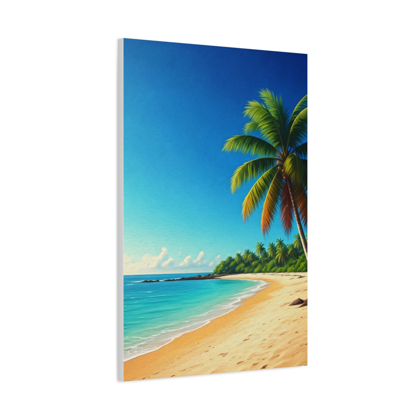 Tropical Palm Paradise Beach Wall Art & Canvas Prints