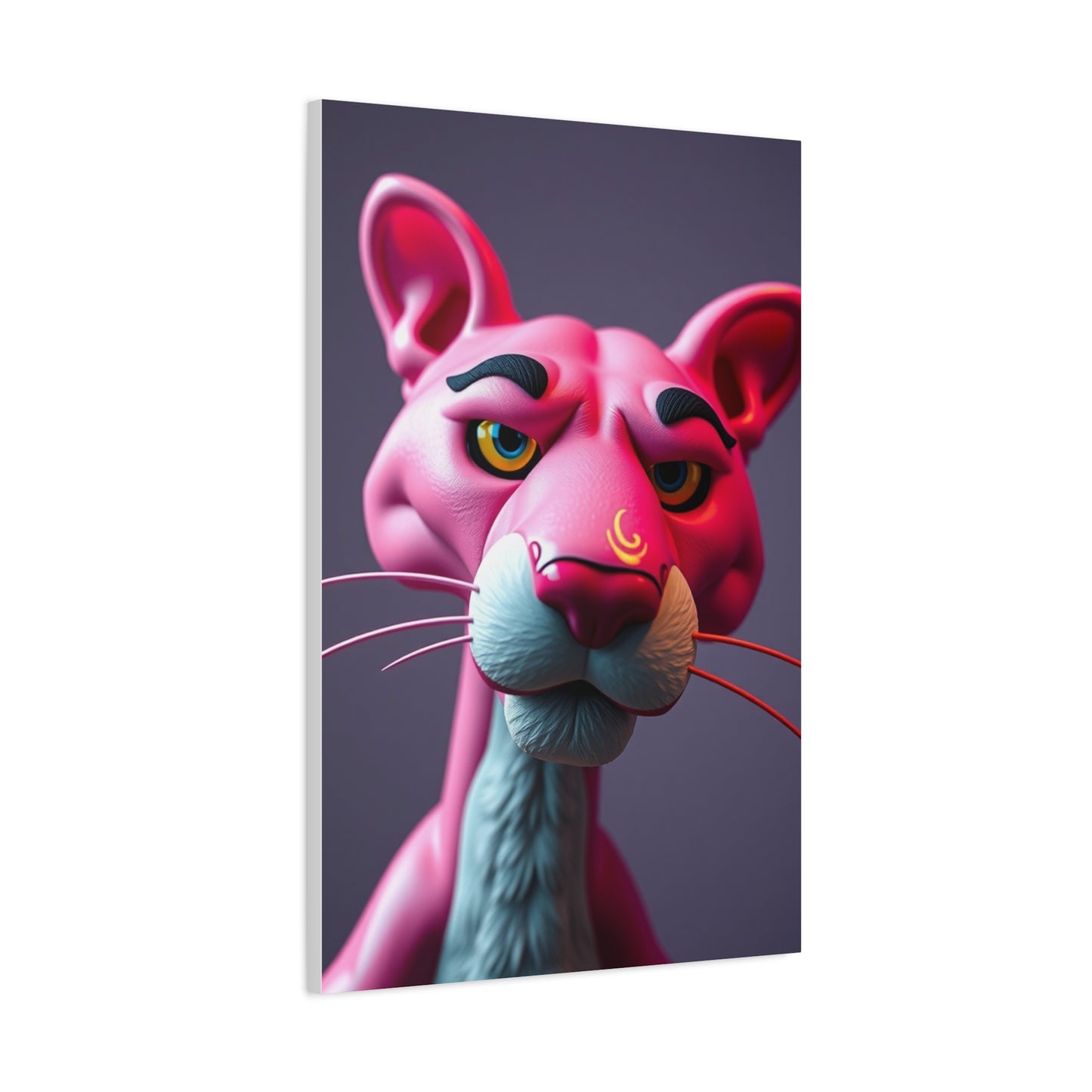 Ruby Feline Elegance Wall Art & Canvas Print