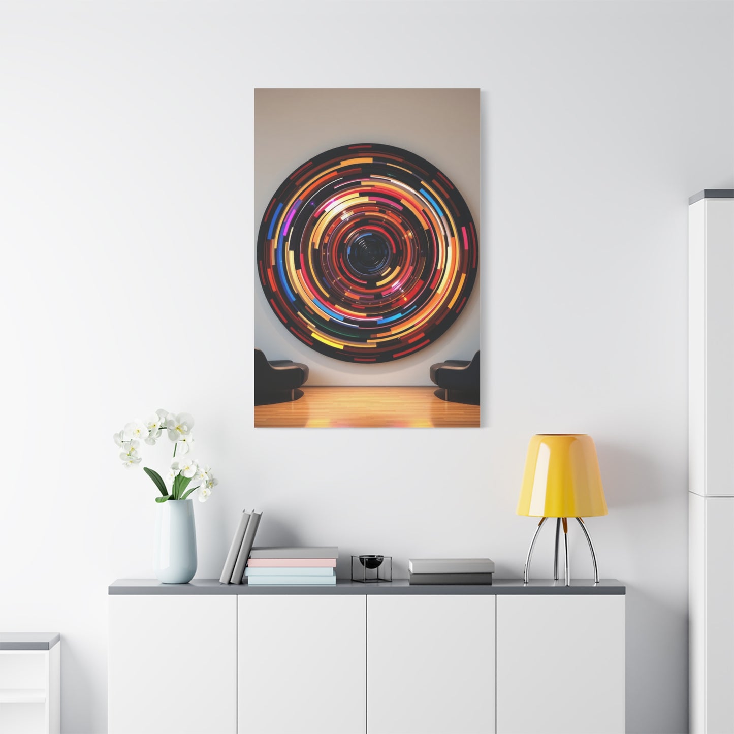 Supreme Circular Abstract Art Collection Wall Art & Canvas Print
