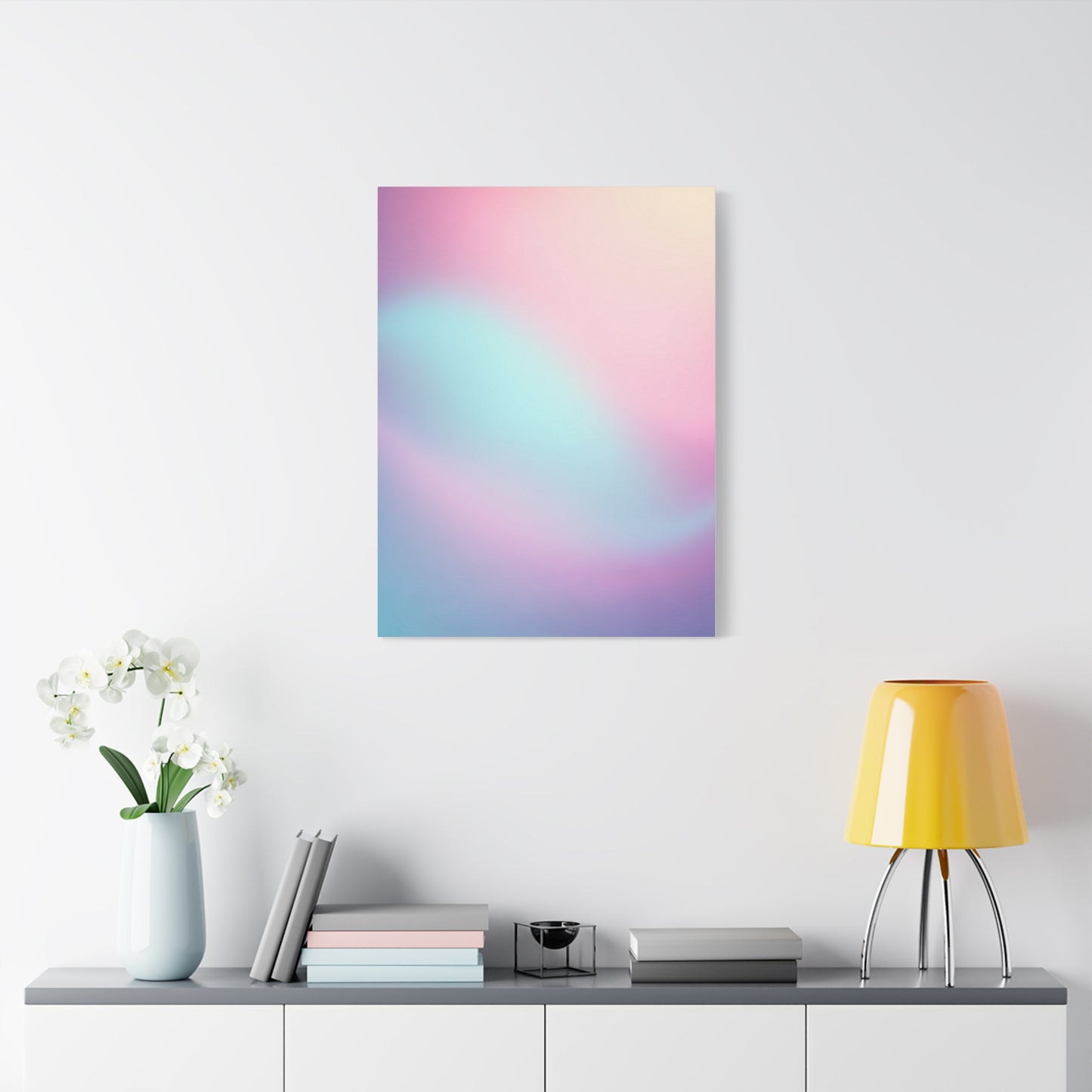 Ethereal Blush Gradient Wall Art & Canvas Prints