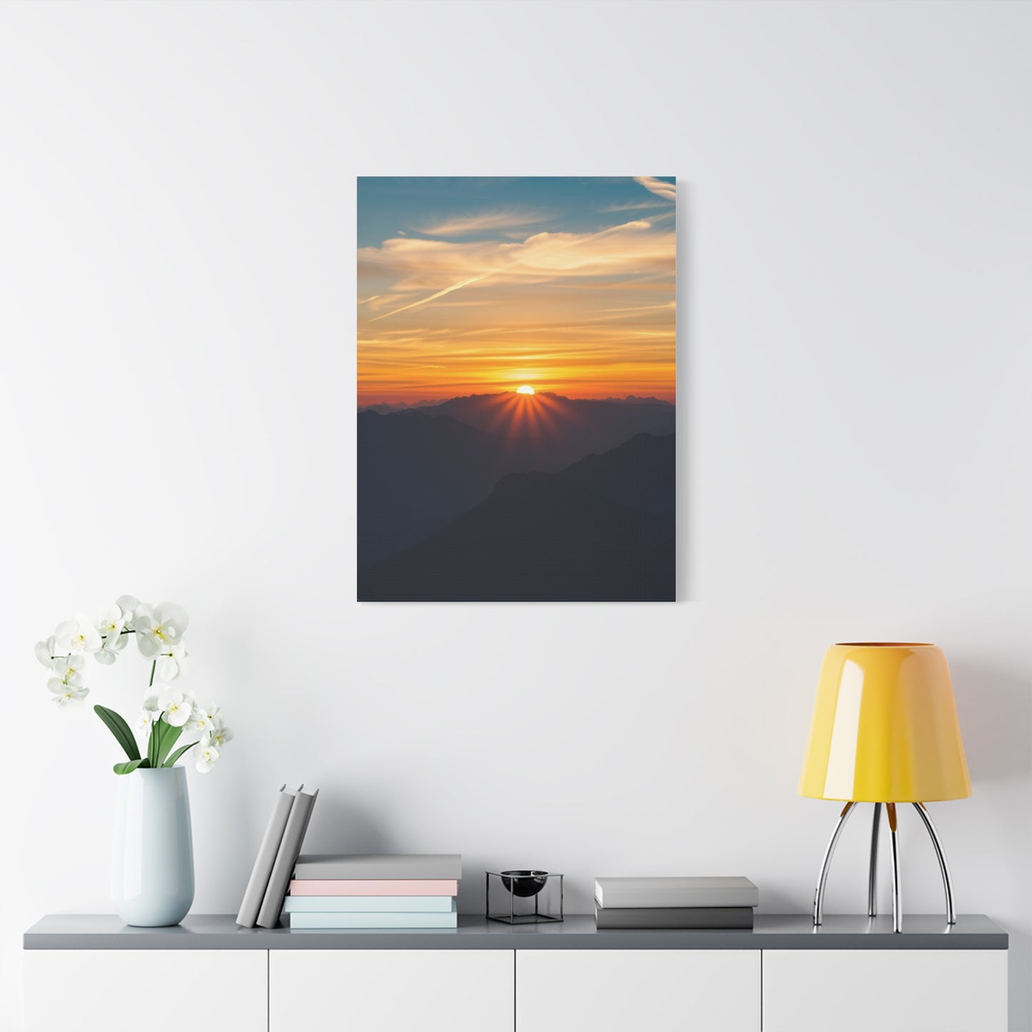 Alpine Dawn & Dusk Masterpiece Wall Art & Canvas Print