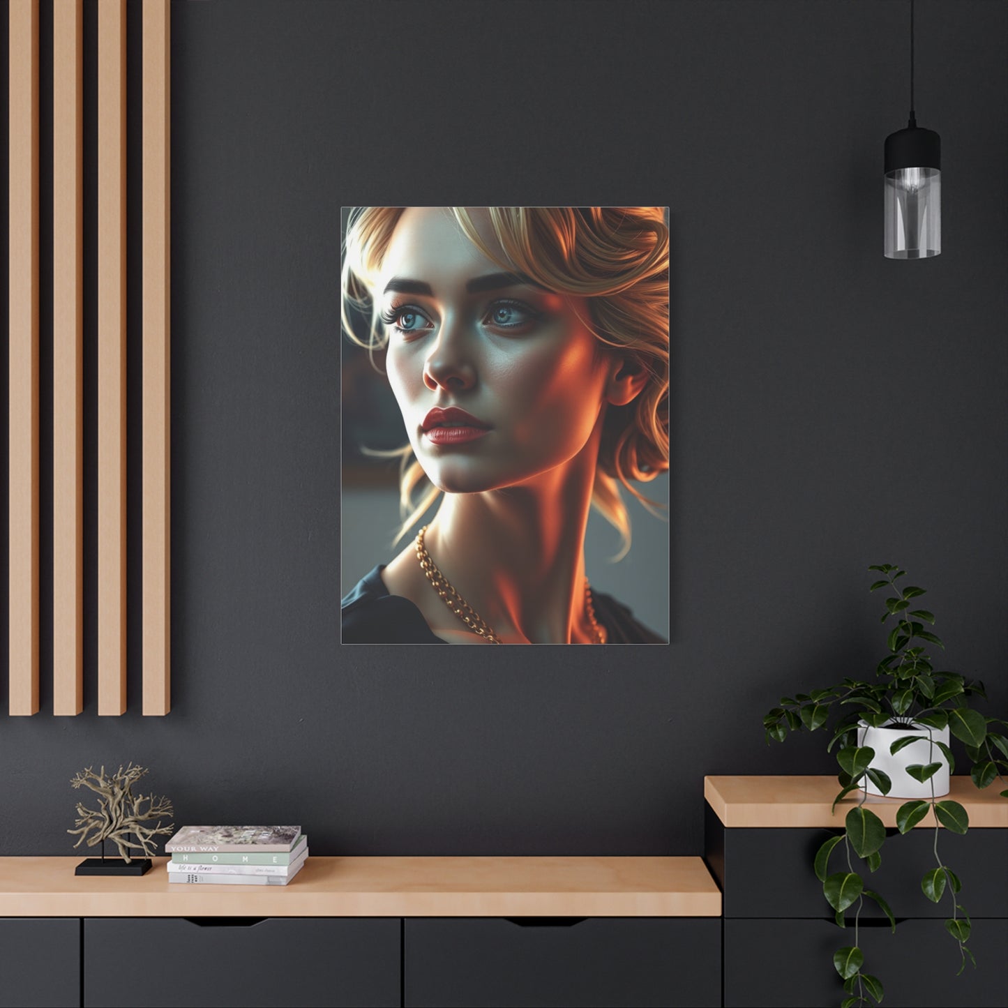 Opulent Femme Portraiture wall art & canvas print