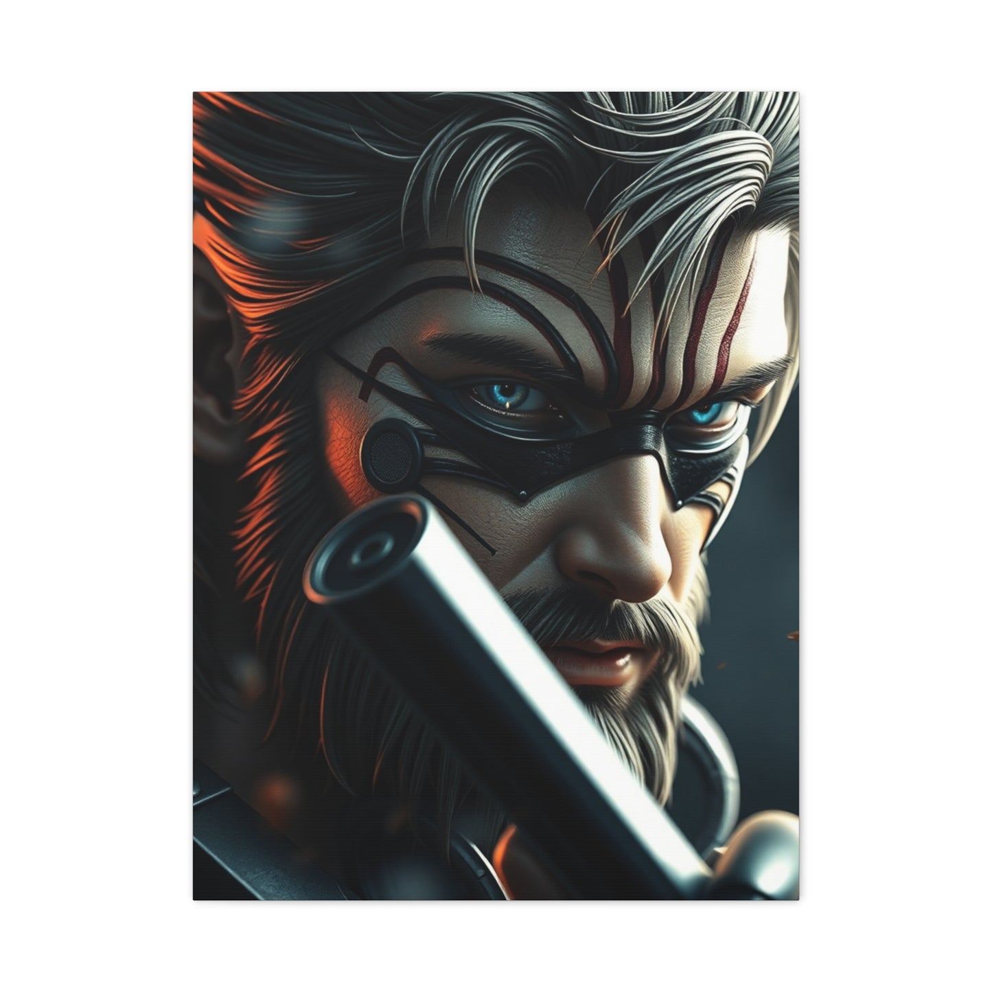 Vision Metal Gear Solid Art Art Wall Art & Canvas Print