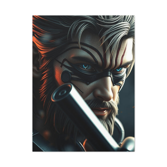 Vision Metal Gear Solid Art Art Wall Art & Canvas Print