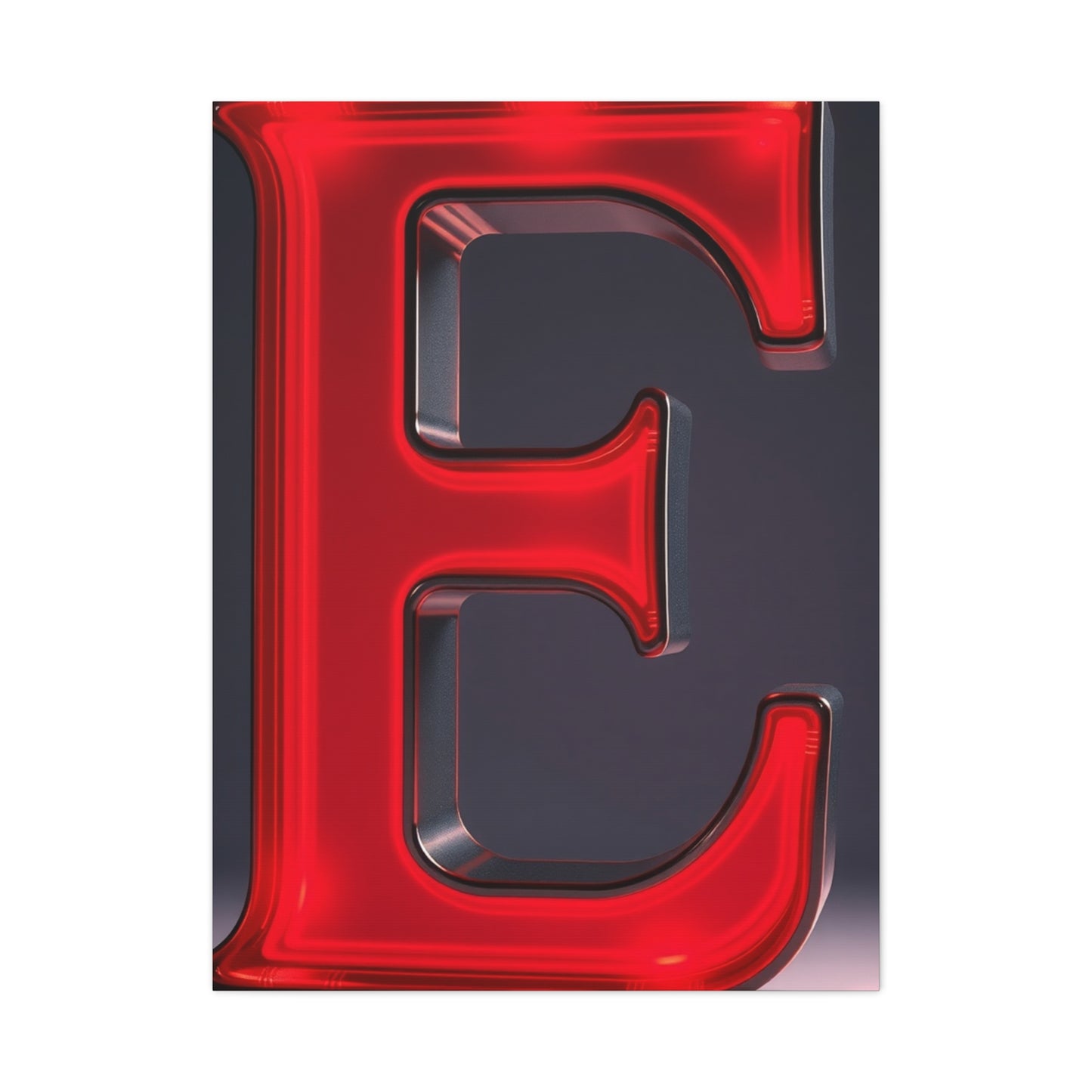 Masterpiece The Letter E - Art Vision Wall Art & Canvas Print