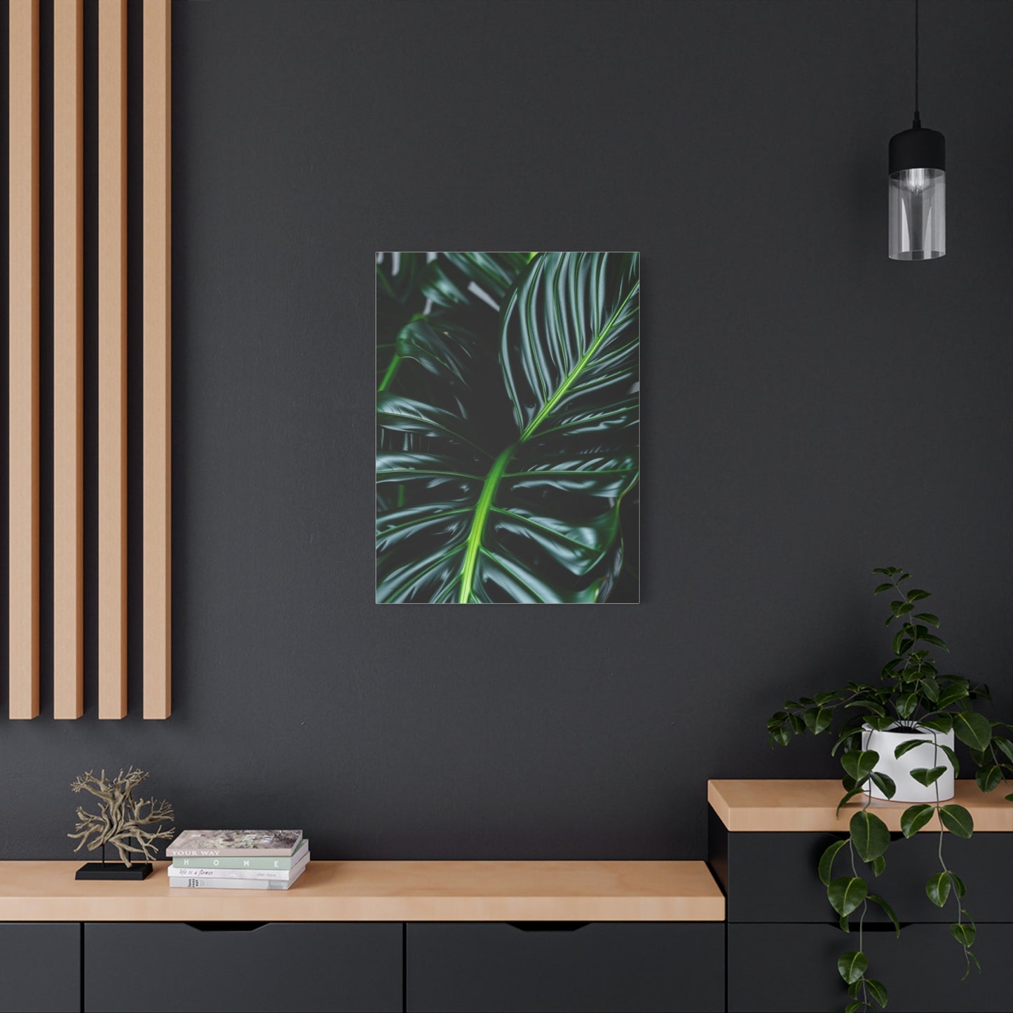 Monstera Plant Art Refined Canvas Wall Art & Canvas Print