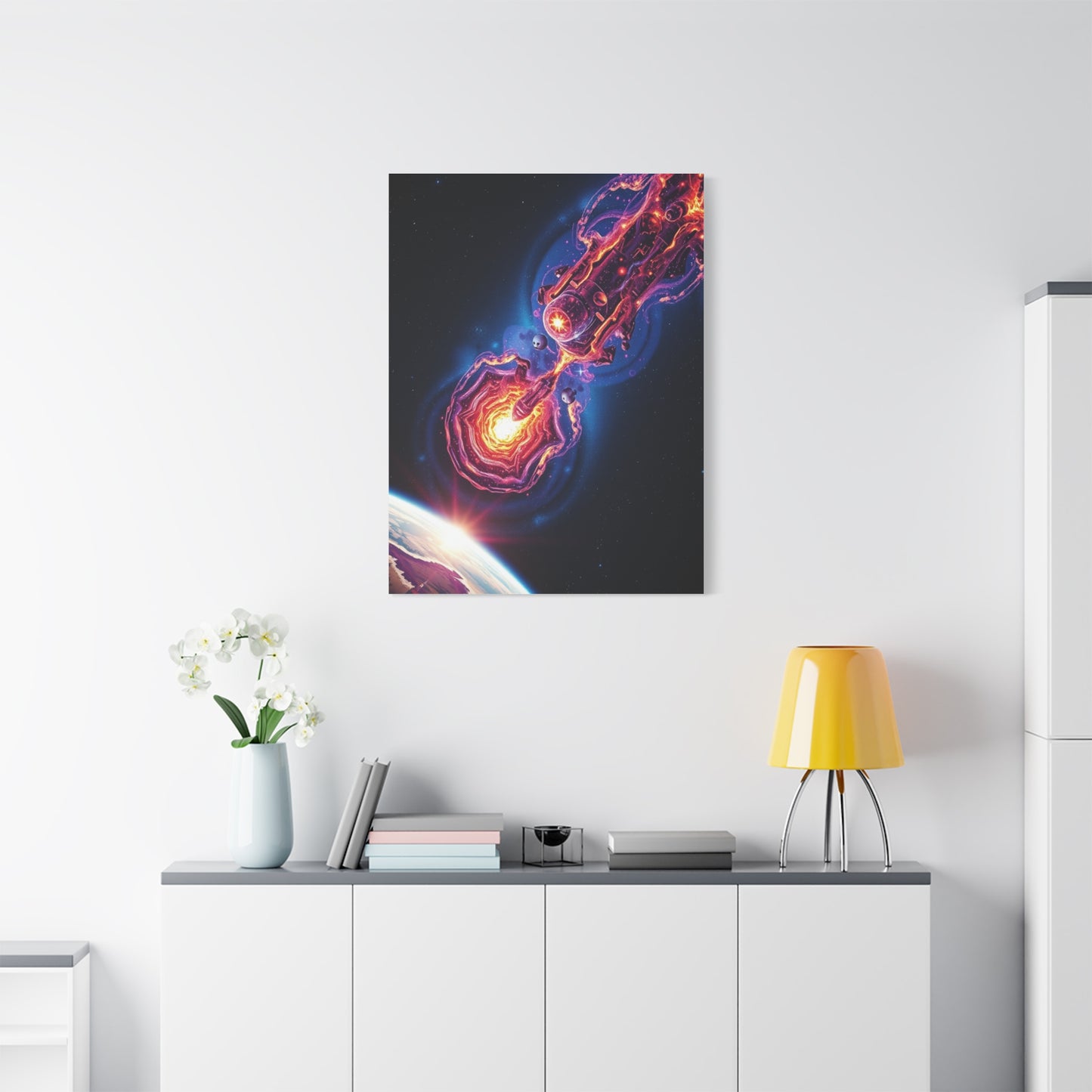 Stardust Symphony Canvas Wall Art & Canvas Print