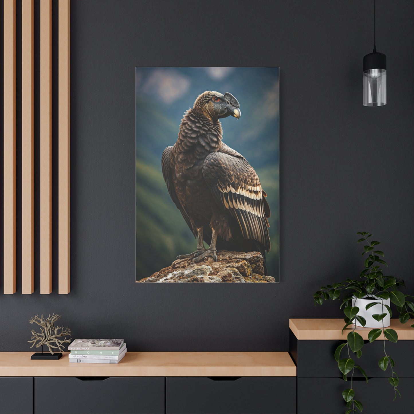 Andean Condor on Mountain Ledge Wall Art & Canvas Prints