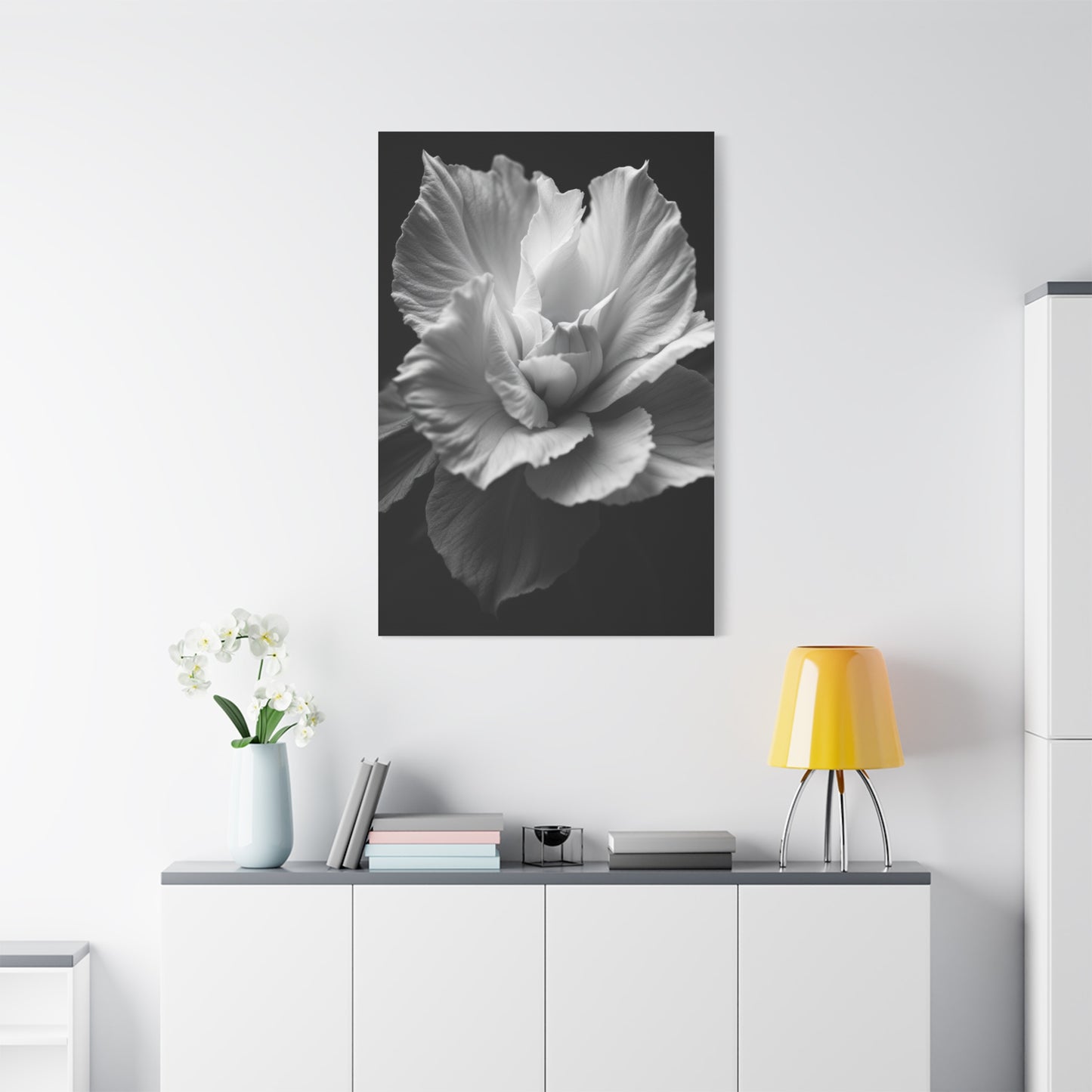 Sculpted Petal Elegance Close-Up Wall Art & Canvas Prints