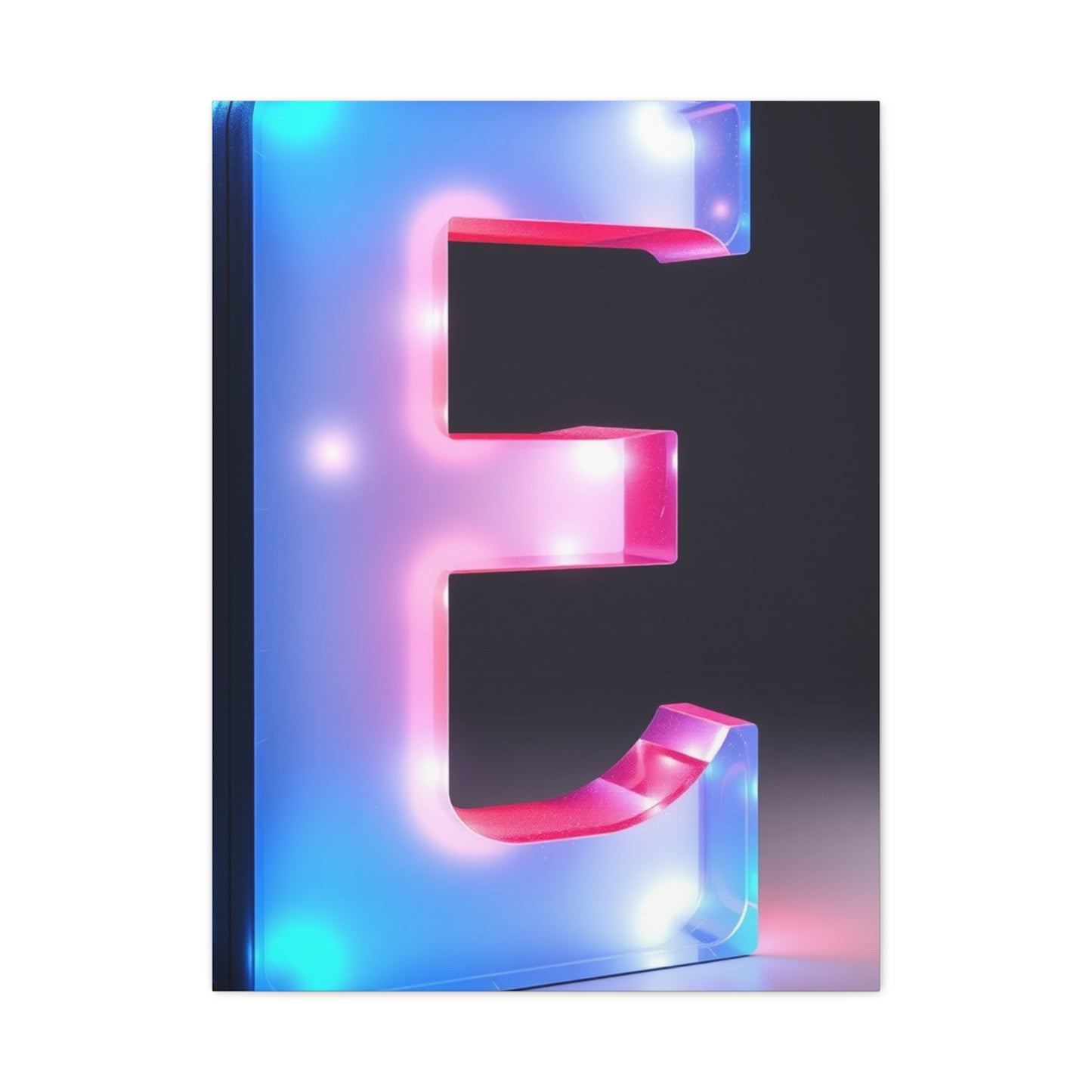 The Letter E - Art Luxury Canvas Wall Art & Canvas Print