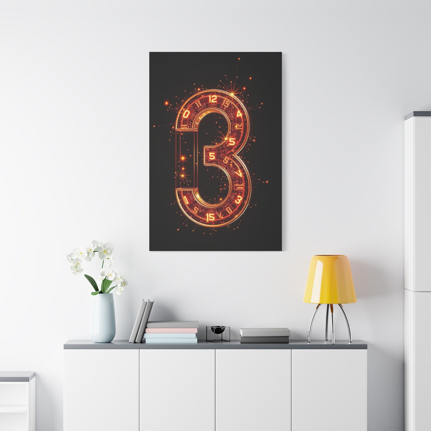 Masterpiece Numbers Art Vision Wall Art & Canvas Print