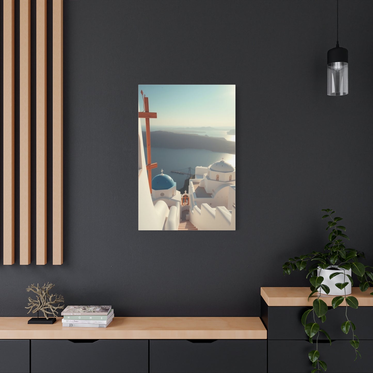 Masterpiece Santorini Art Vision Wall Art & Canvas Print
