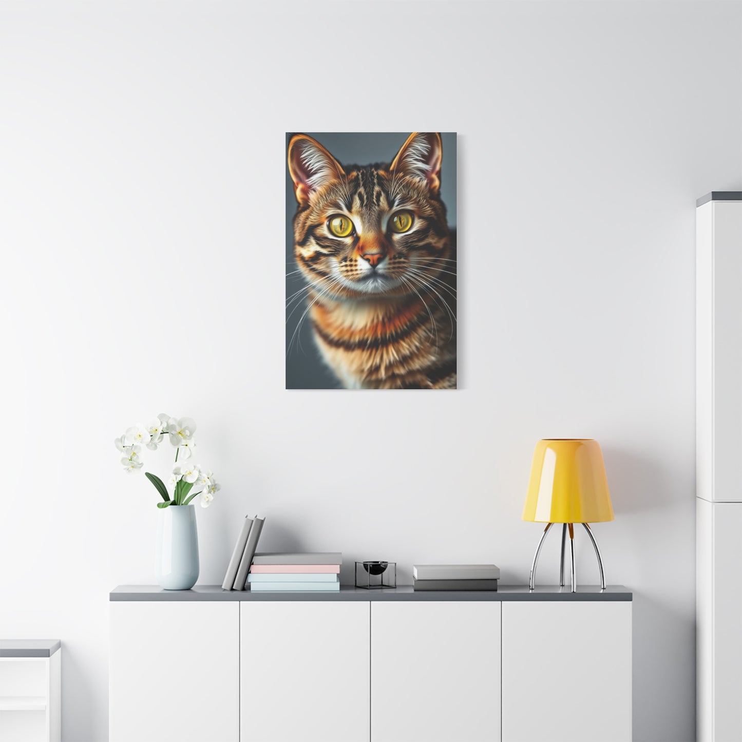 Tabby Cat Art Refined Canvas Wall Art & Canvas Print