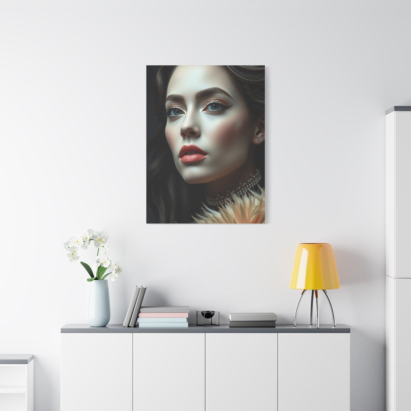 Black & Beige Art Refined Canvas Wall Art & Canvas Print