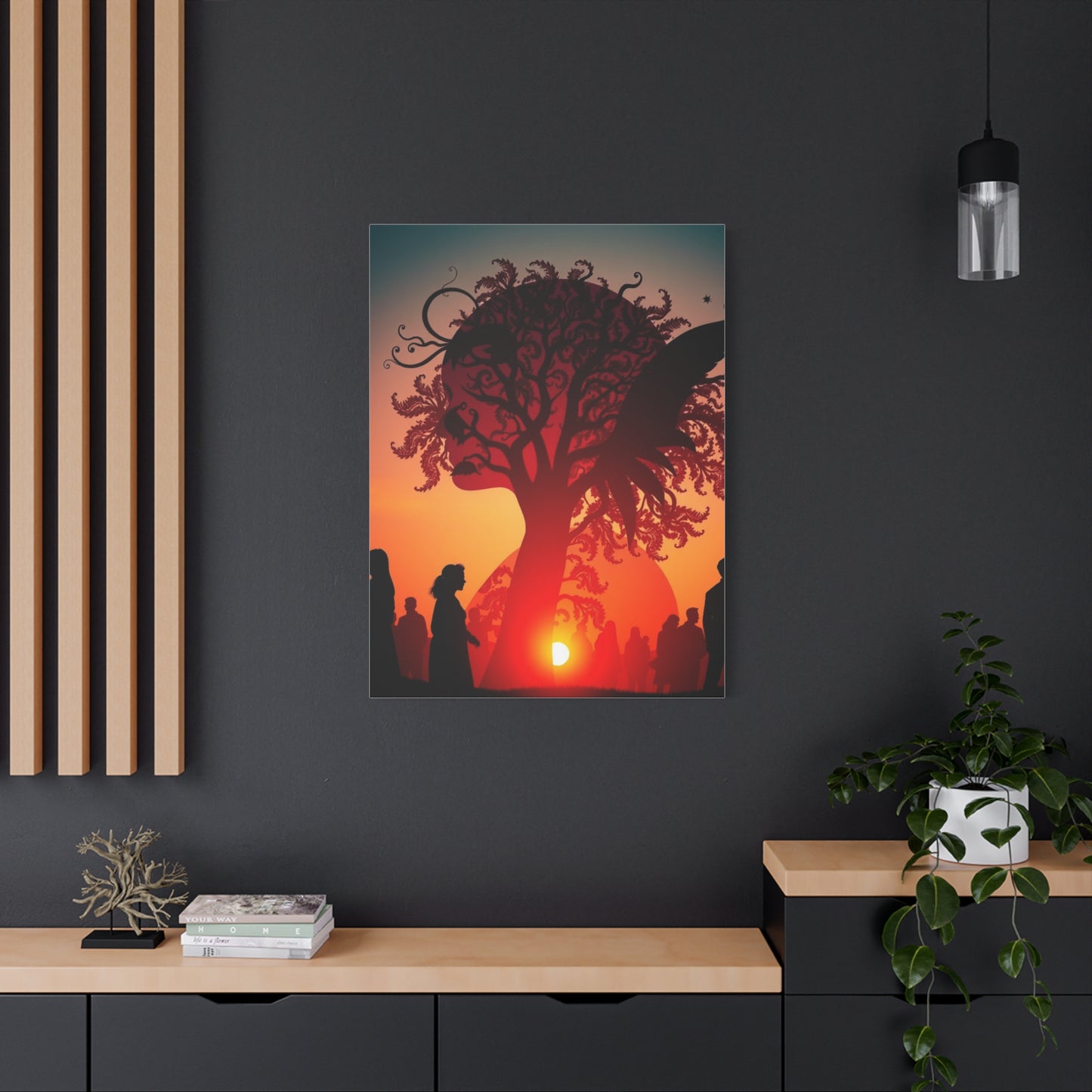 Vision Silhouettes Art Art Wall Art & Canvas Print