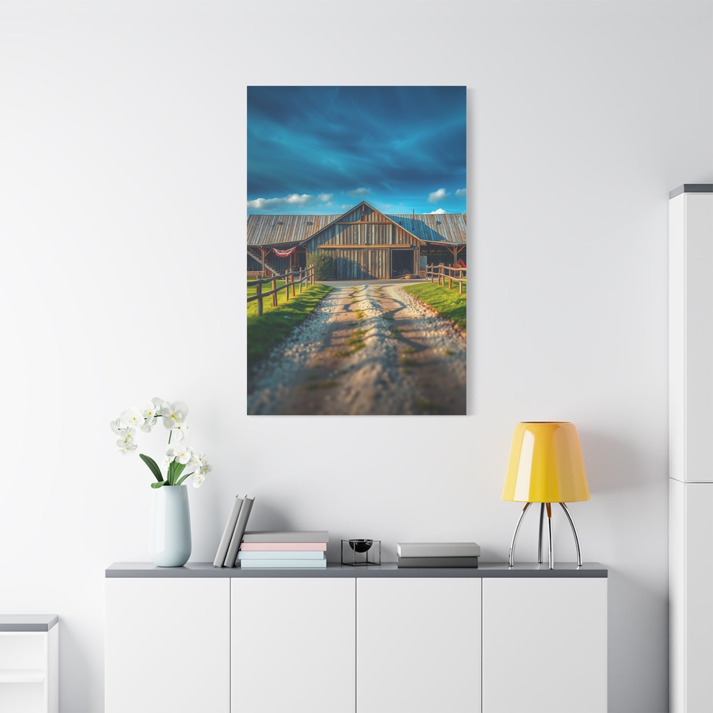 Classic Barnscape Exposition Wall Art & Canvas Print