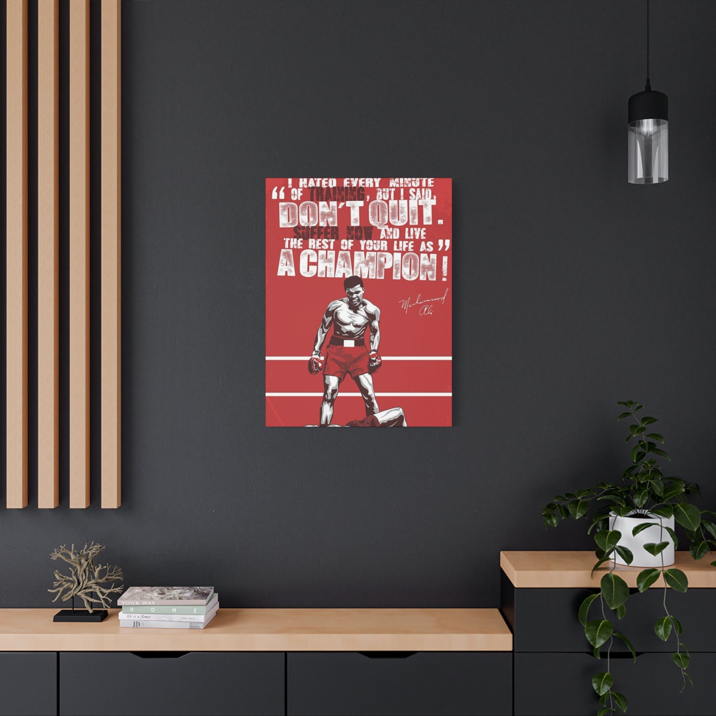 Mahummad Ali Poster Wall Art & Canvas Prints