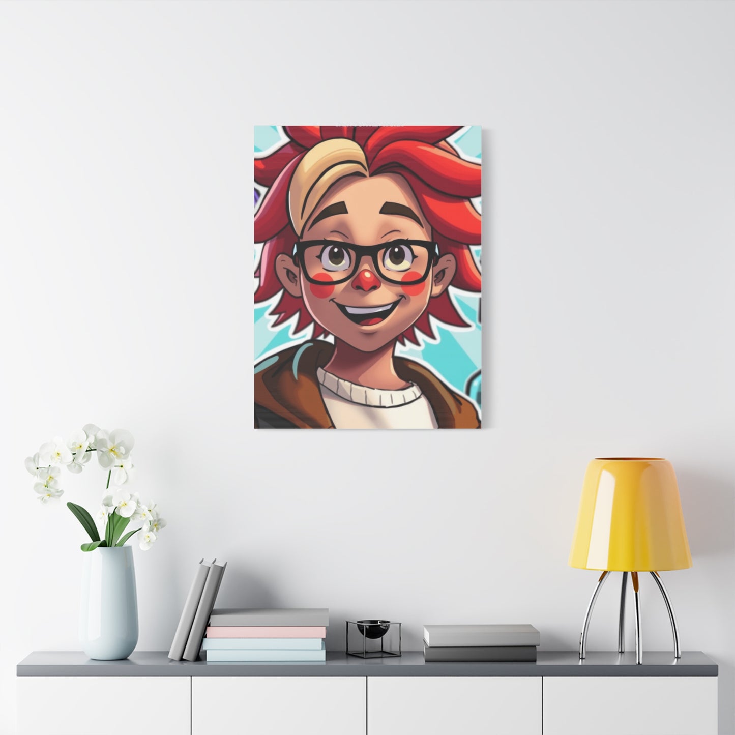 Elite Toon Illustration Canvas Wall Art & Canvas Print
