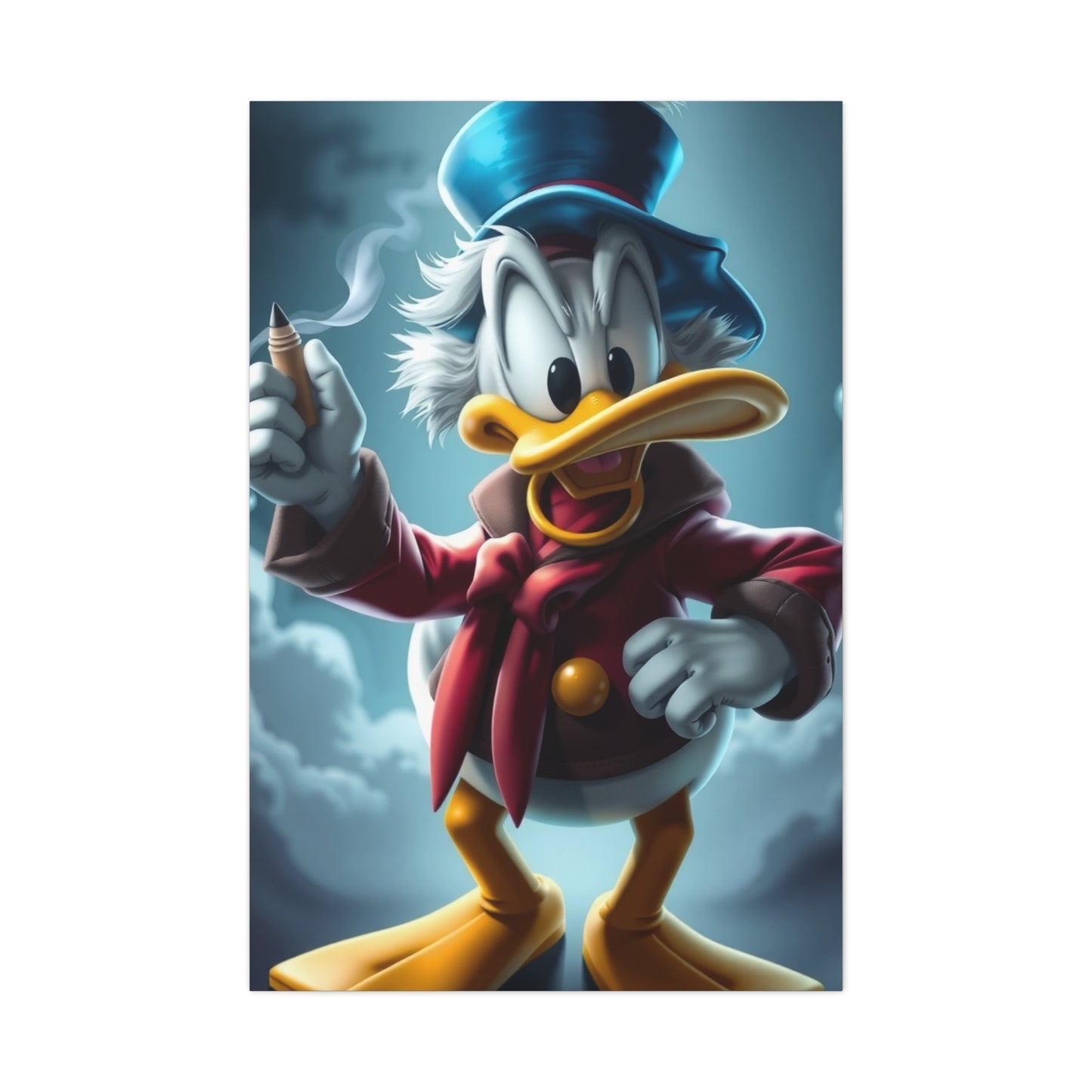 Sumptuous Feathers Canvas Wall Art & Canvas Print