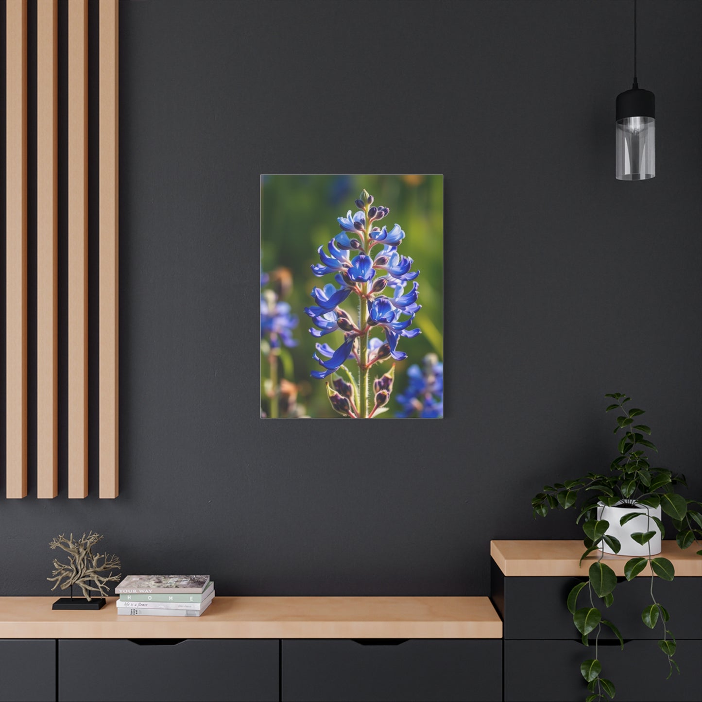 Collection Bluebonnet Flower Art Art Wall Art & Canvas Print