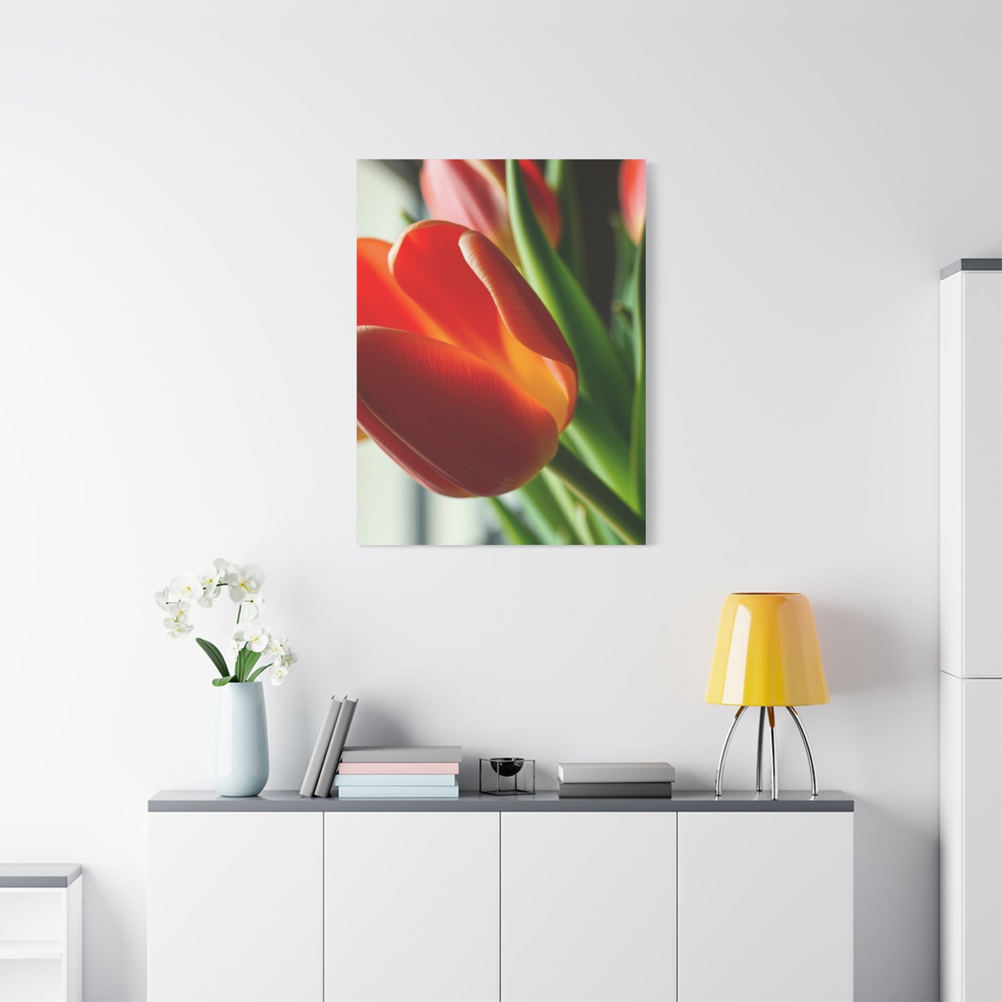 Supreme Tulip Flower Art Collection Wall Art & Canvas Print